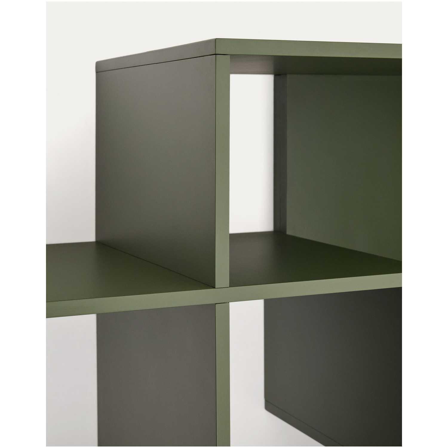 Modular Wandregal Ina MDF grün 80x80