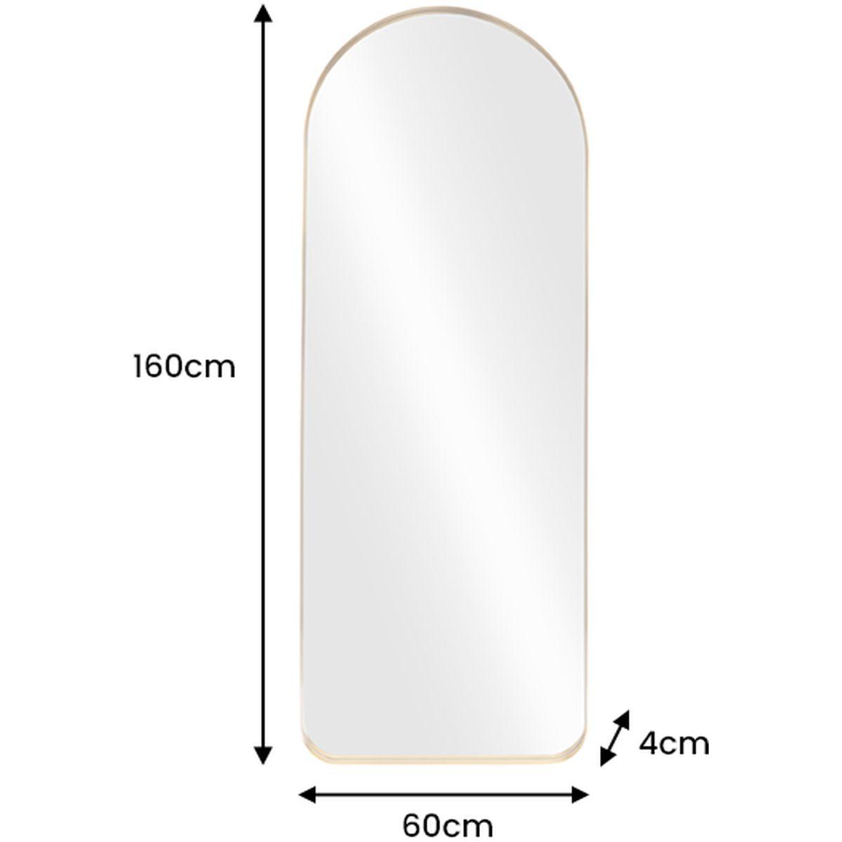 Wandspiegel Alice Metall gold 60x160
