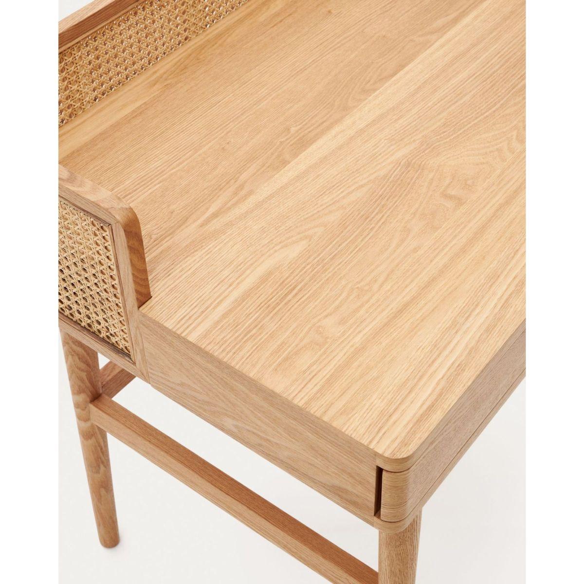 Schreibtisch Araxi Eschenholz Wienergeflecht 105x62