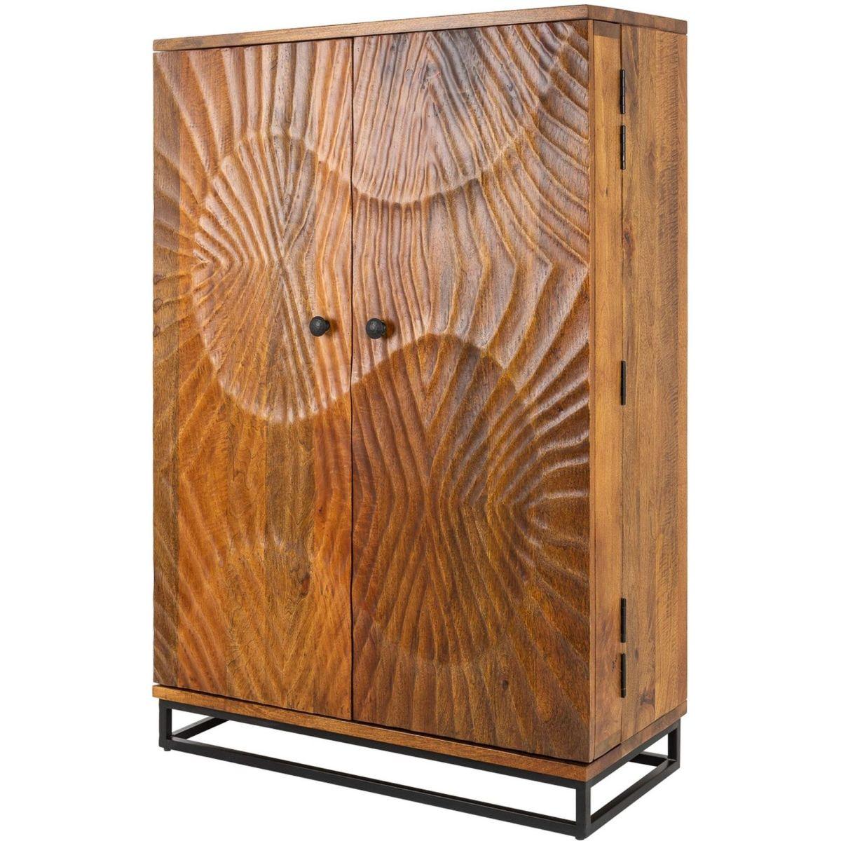 Barschrank Vintage Baraya braun Mango