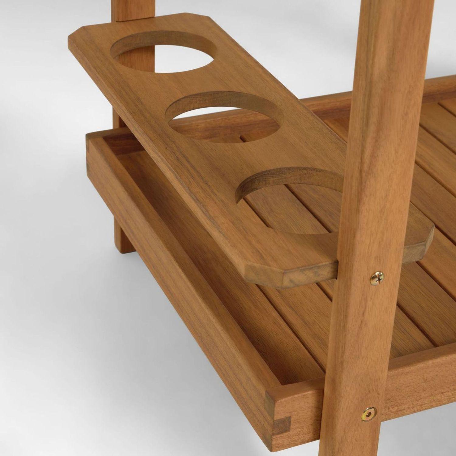 Felisa Outdoor Serviertisch aus massivem Akazienholz 100% FSC