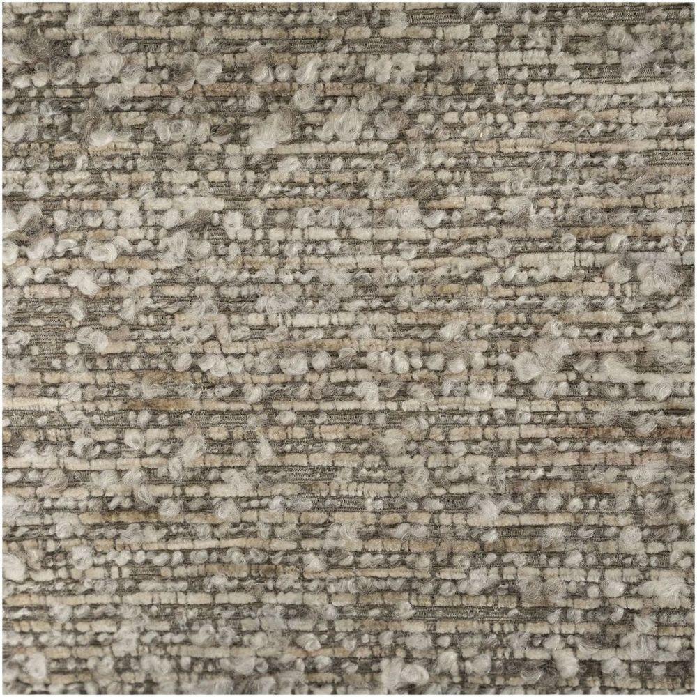 Relaxsessel drehbar mit Hocker Zora Stoff taupe
