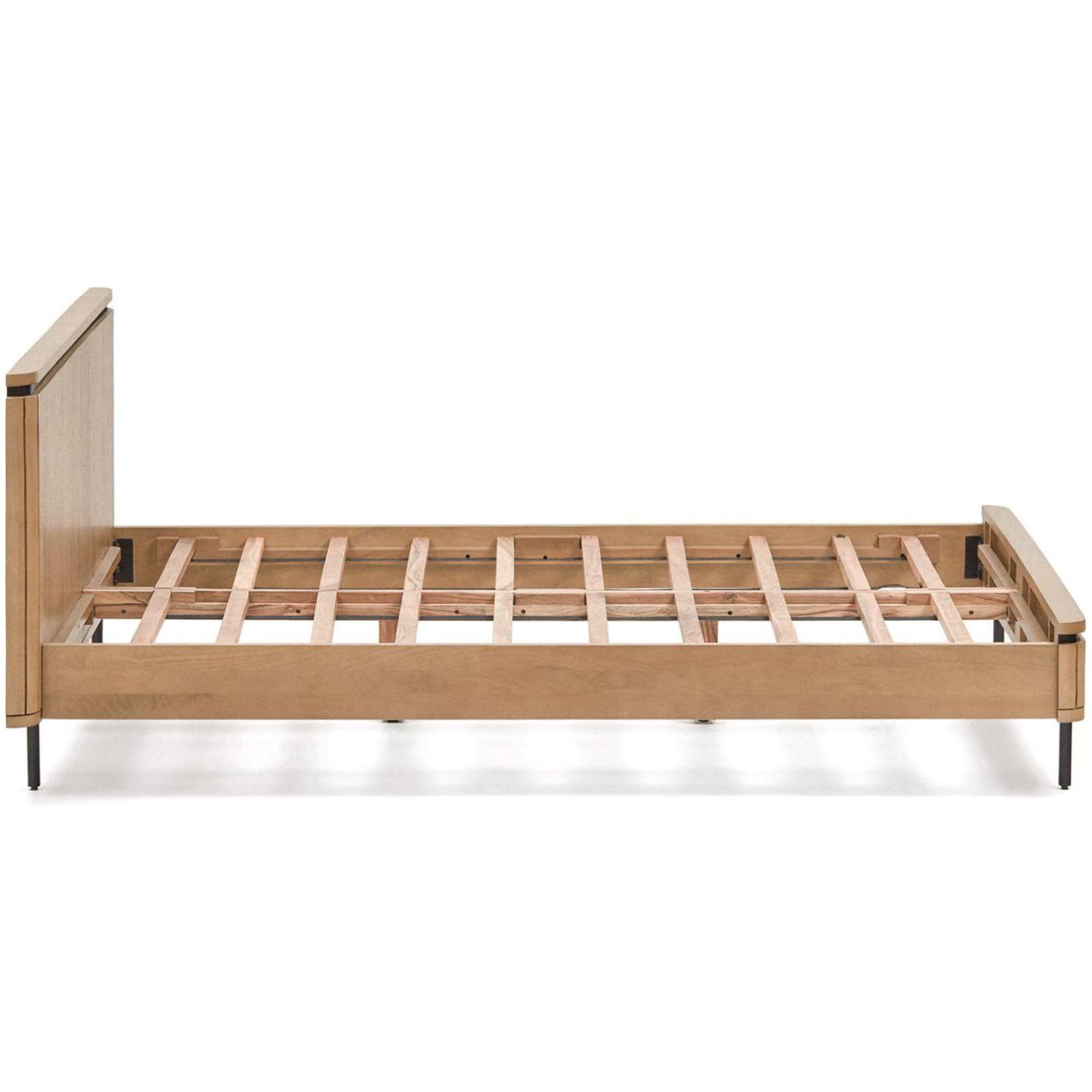 Holzbett Licia Mangoholz natur 160x200