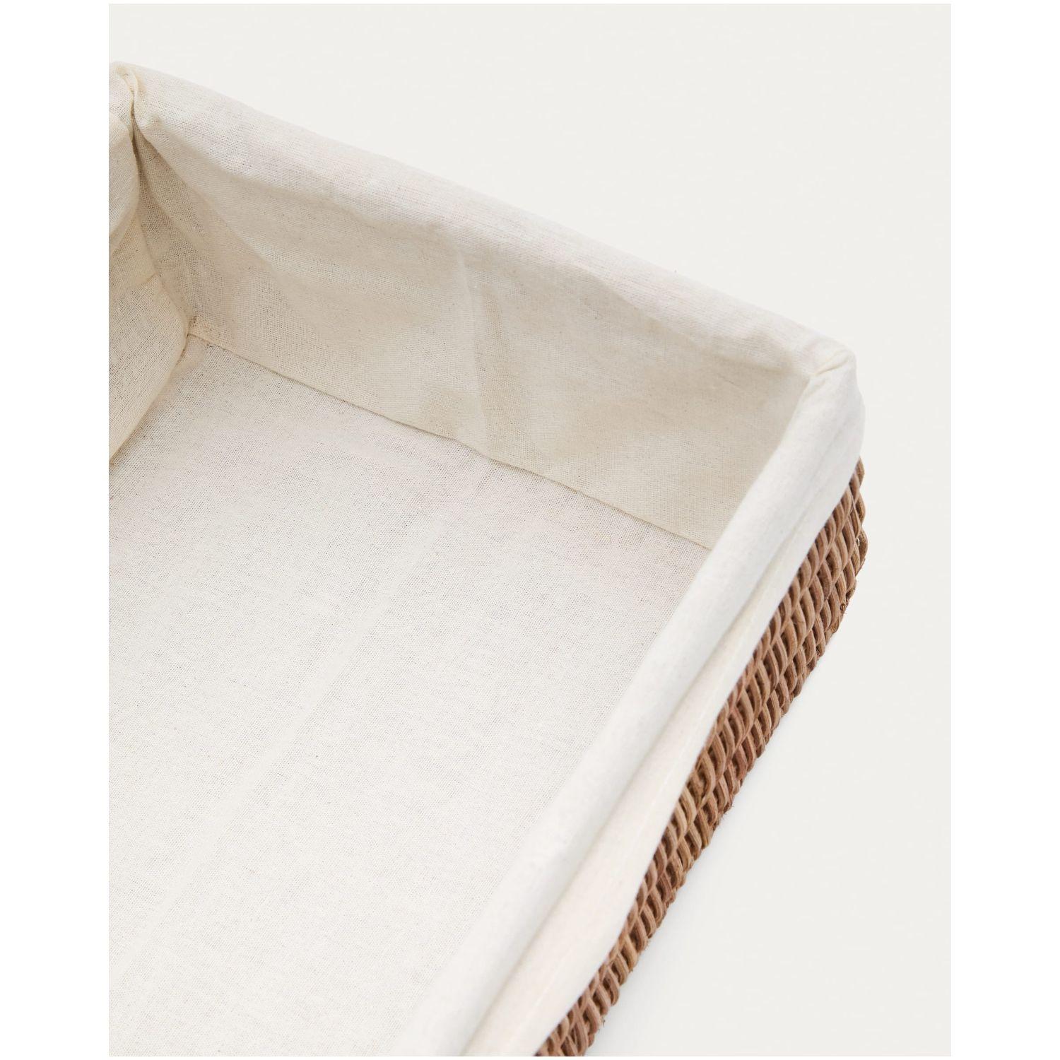Korb Indali Natur Rattan (2er-Set)