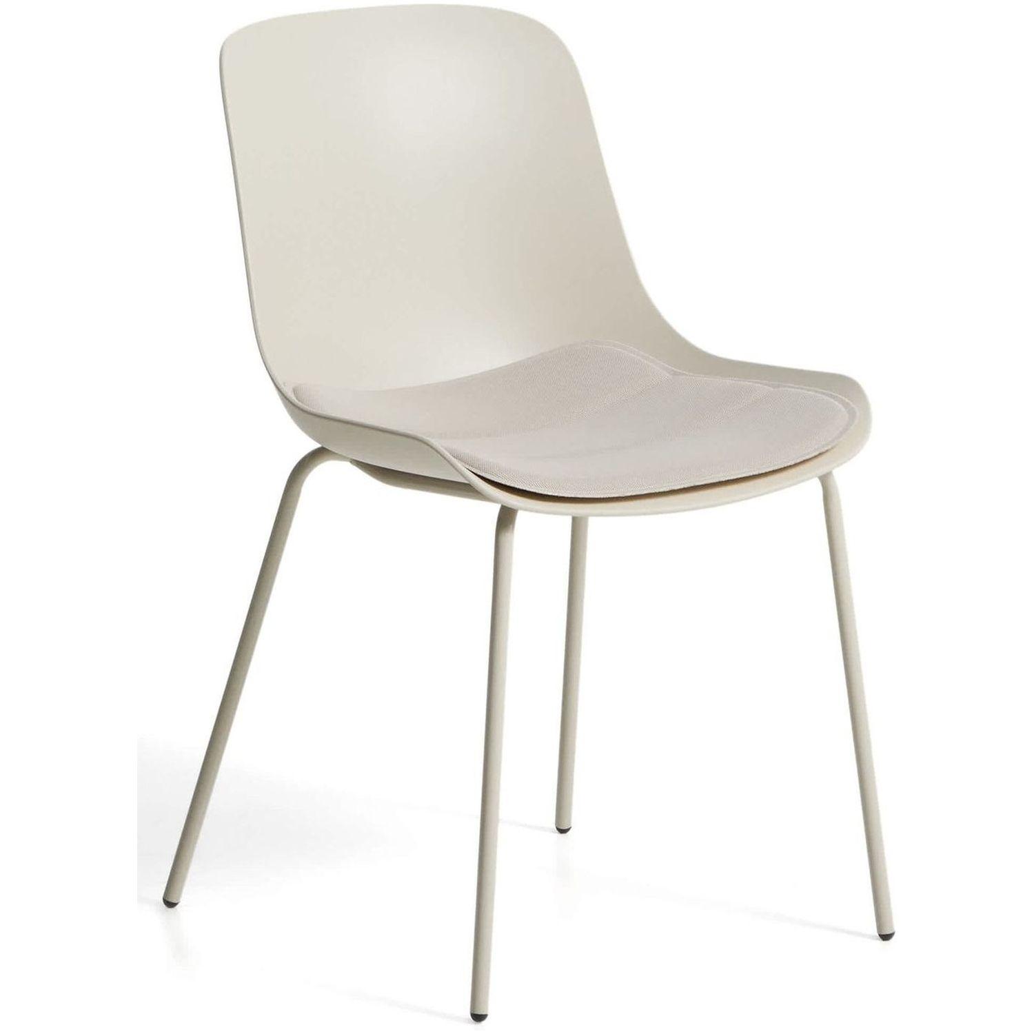 Garten Stuhlkissen Sitzkissen Stuhl Sindera in Beige 45x43
