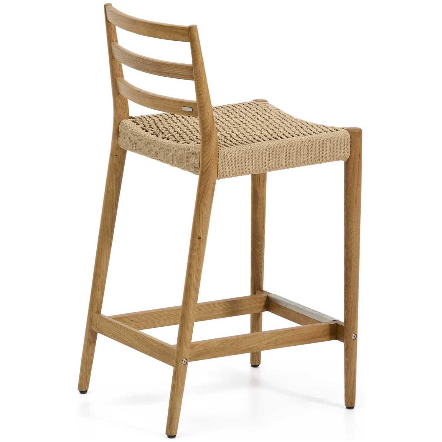 Barhocker Analy Eichenholz massiv natur Sitzhöhe 65 100% FSC