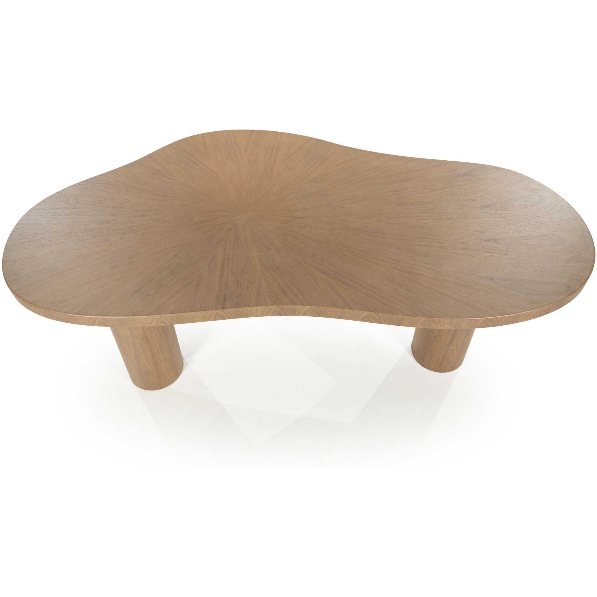 Esstisch Holztisch organisch Charlie Walnussfurnier natur 215x110