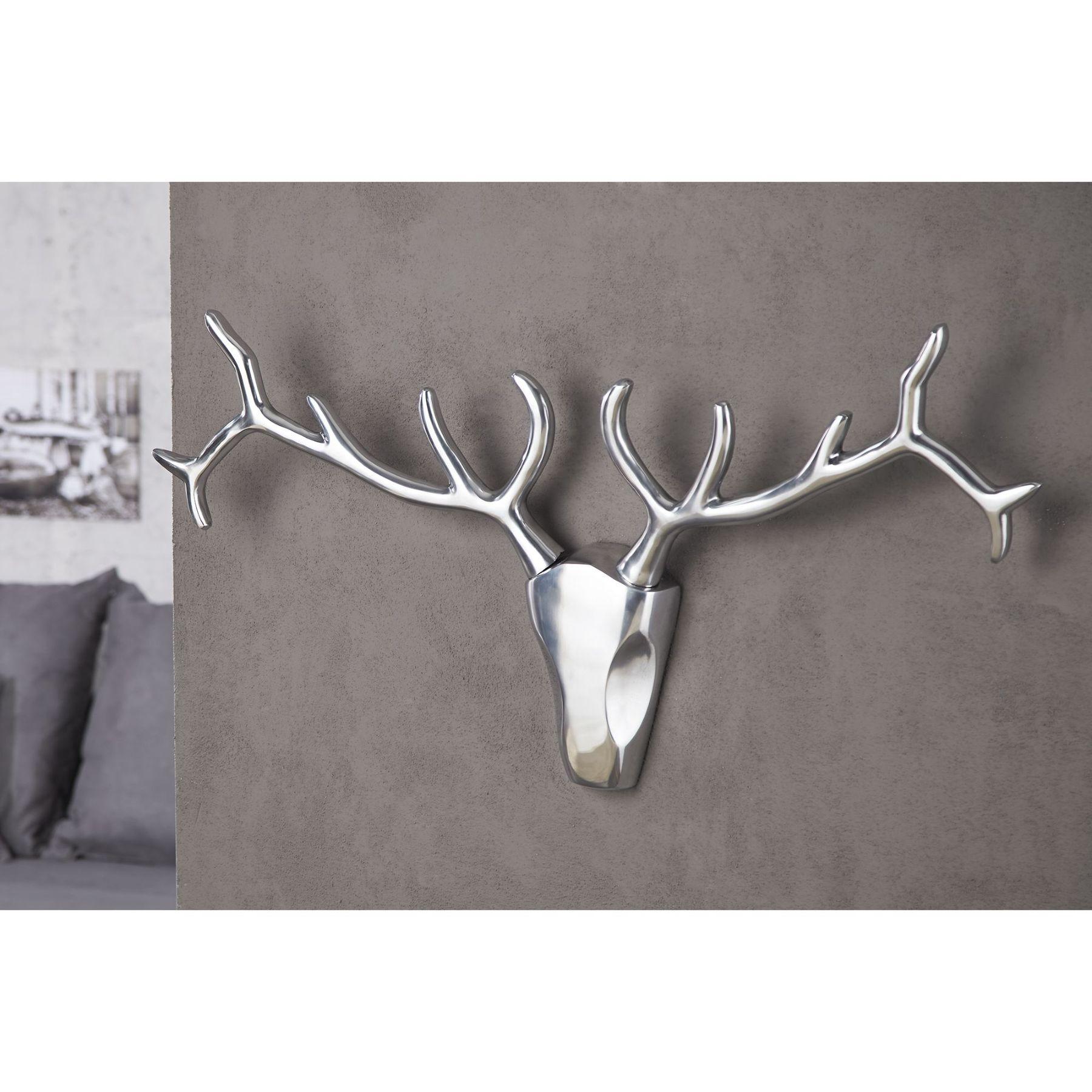 Wanddekoration Deer Alu 90