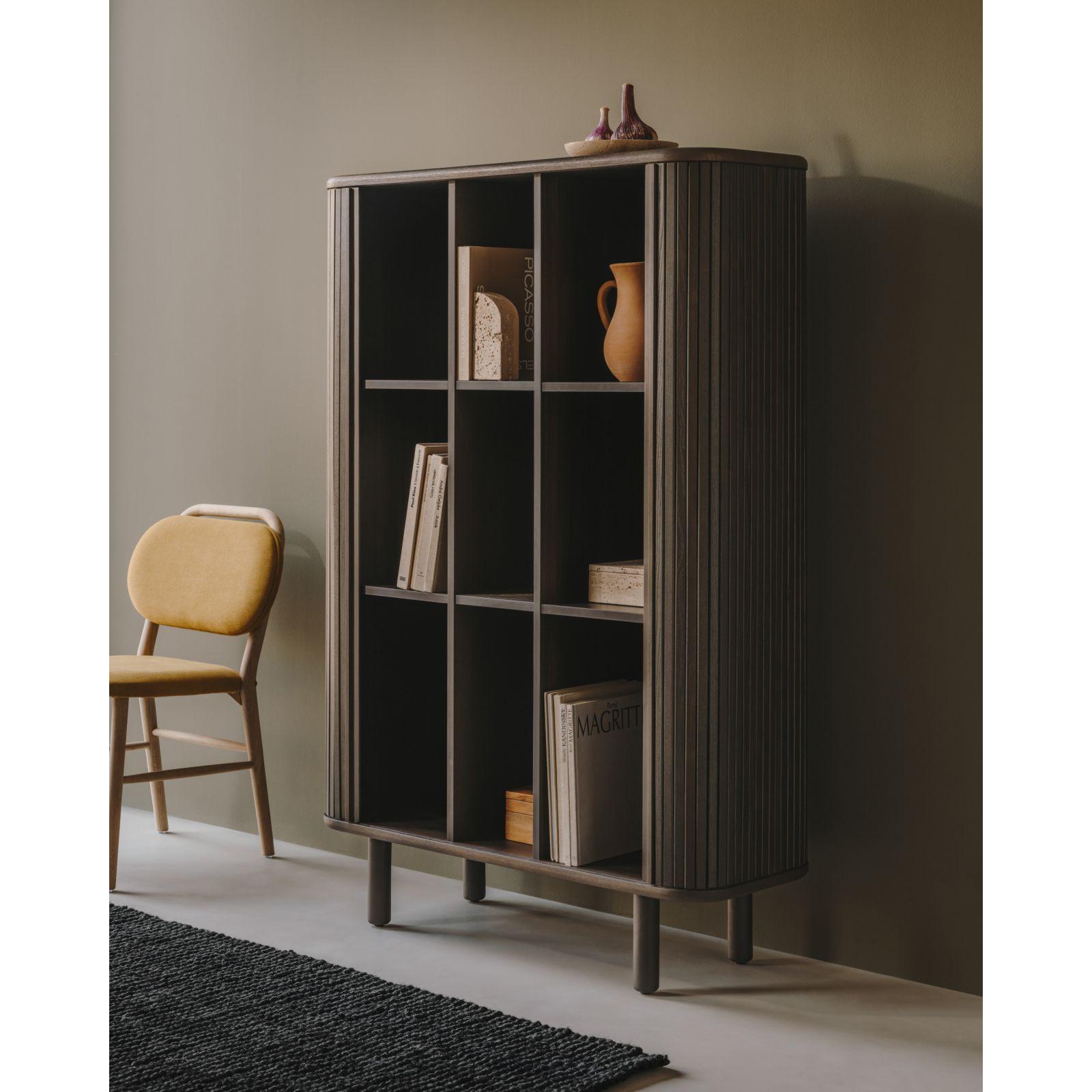 Highboard Mailen 2 Türen Eschenfurnier dunkel 110x160