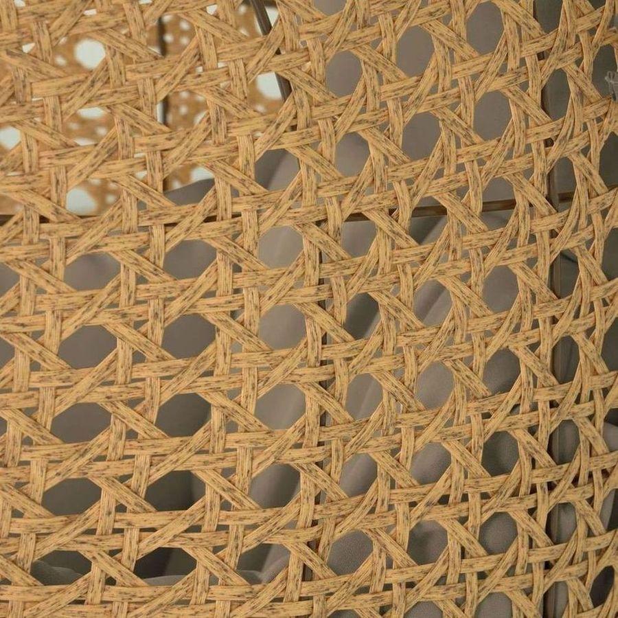 Garten Hängesessel Ciara Poly Rattan natürliches Finish