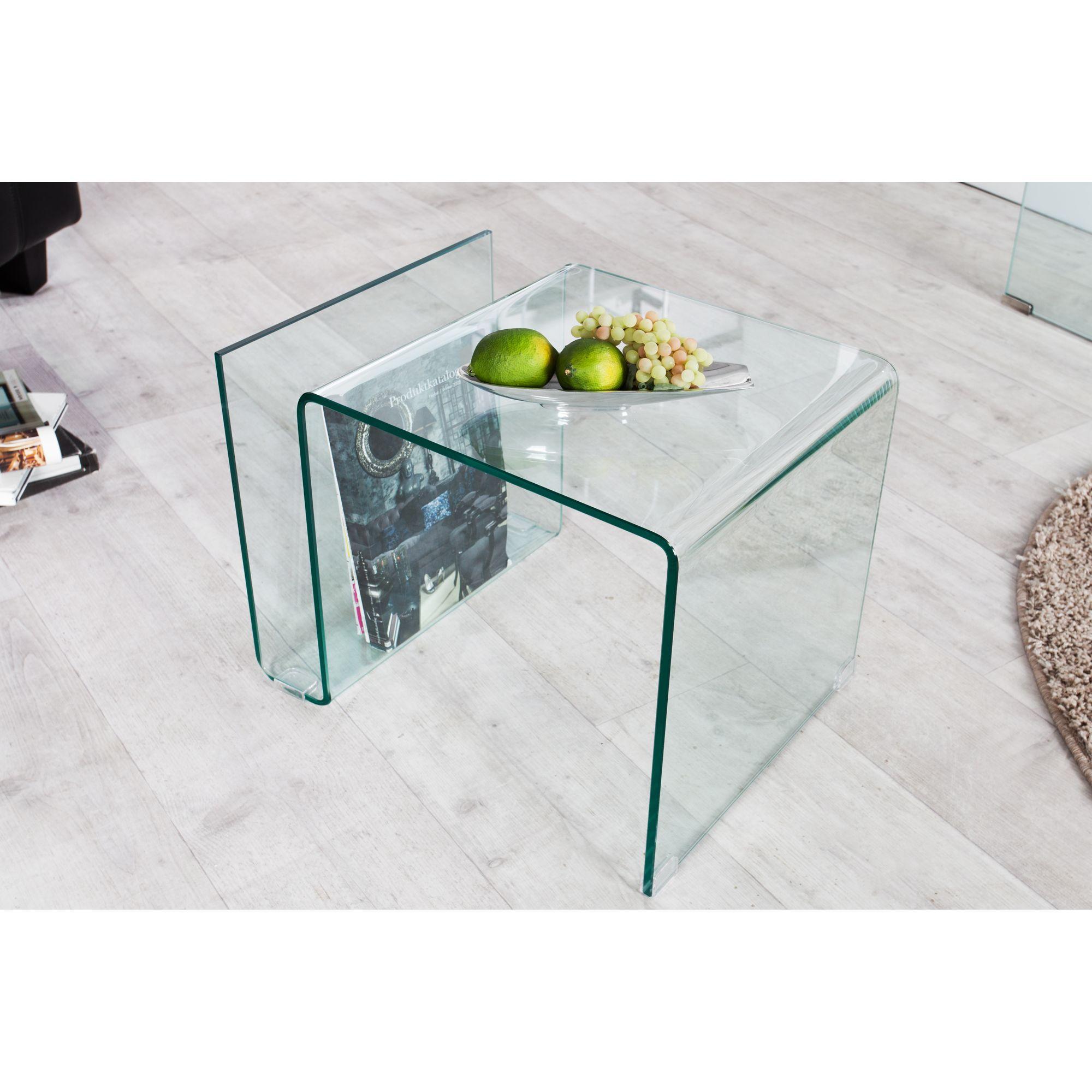Beistelltisch Glas S 50x40