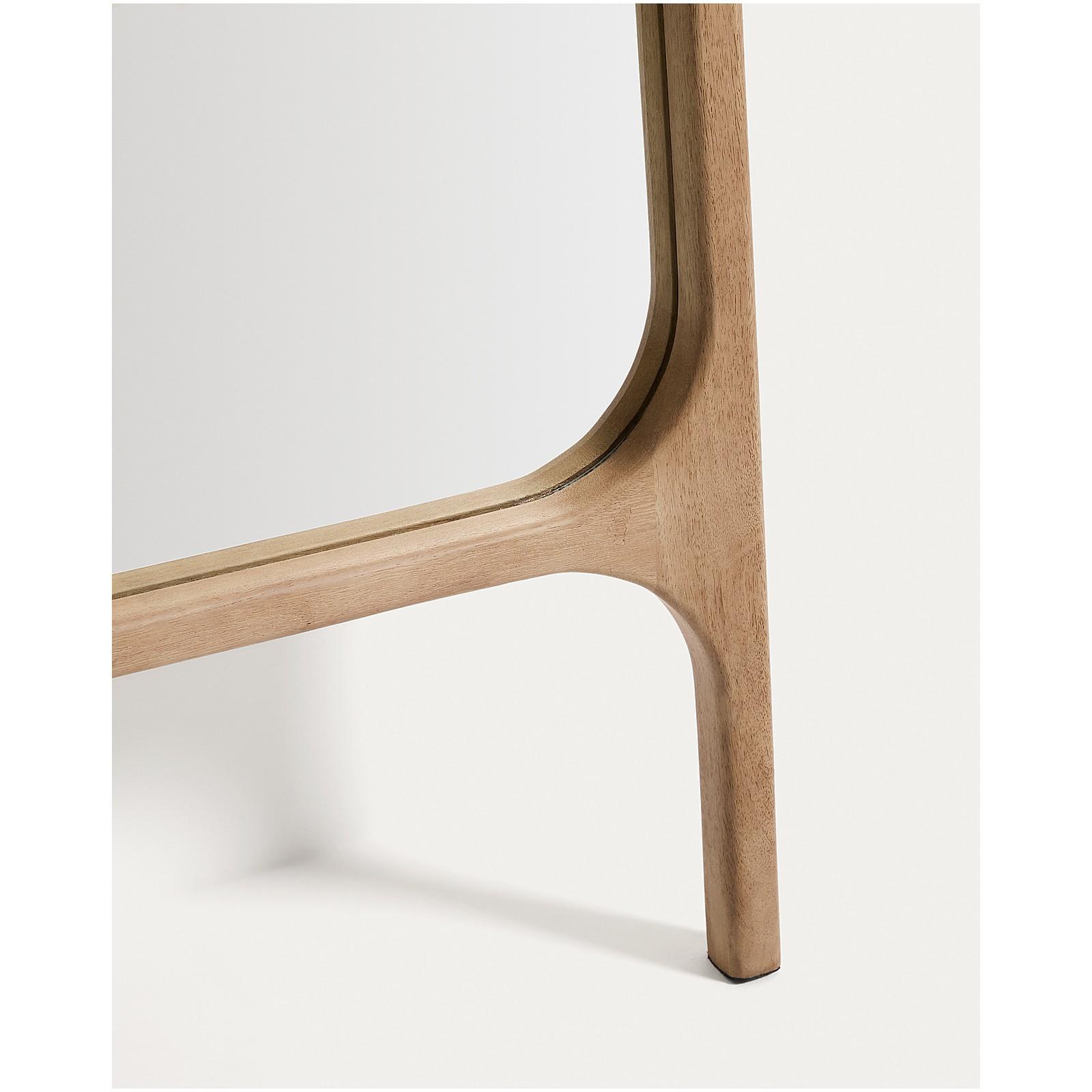 Standspiegel Aremi aus massivem Mangoholz in natürlichem Ton 59x198 FSC 100%