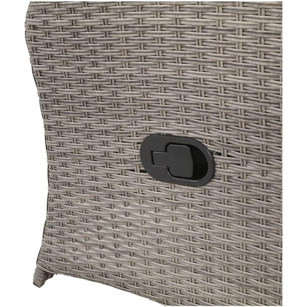 Poly Rattan Gartensessel Gruppe Melina (verstellbar)