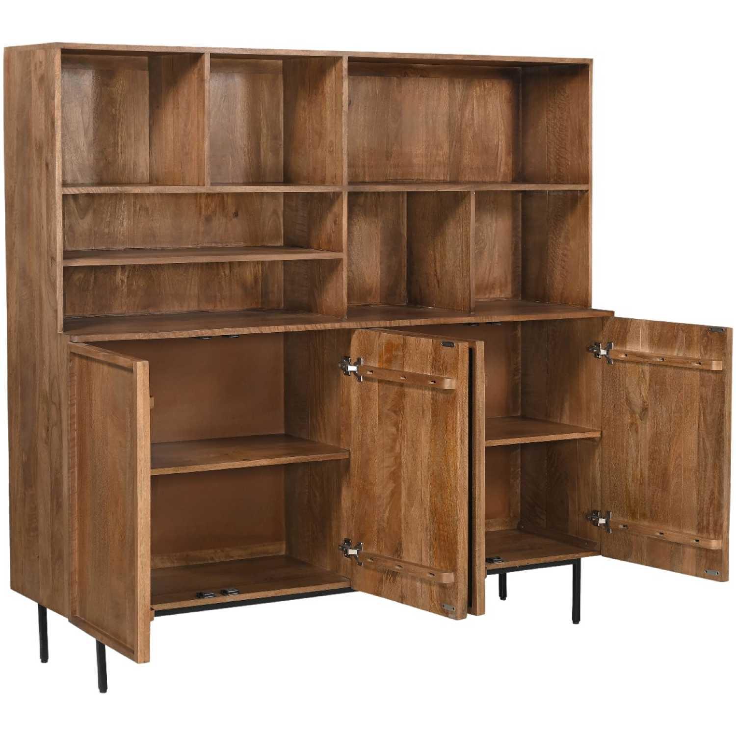 Buffetschrank Elan Mangoholz natur 180x172