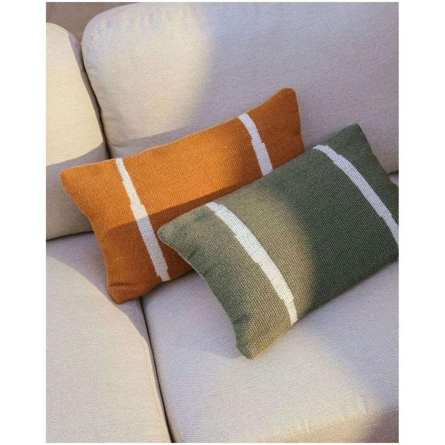 Kissenbezug Daila mit Ikat-Muster 100% PET orange 30x50