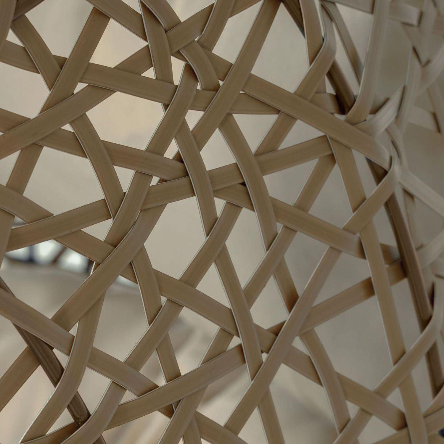 Garten Hängesessel Florence Poly Rattan braun