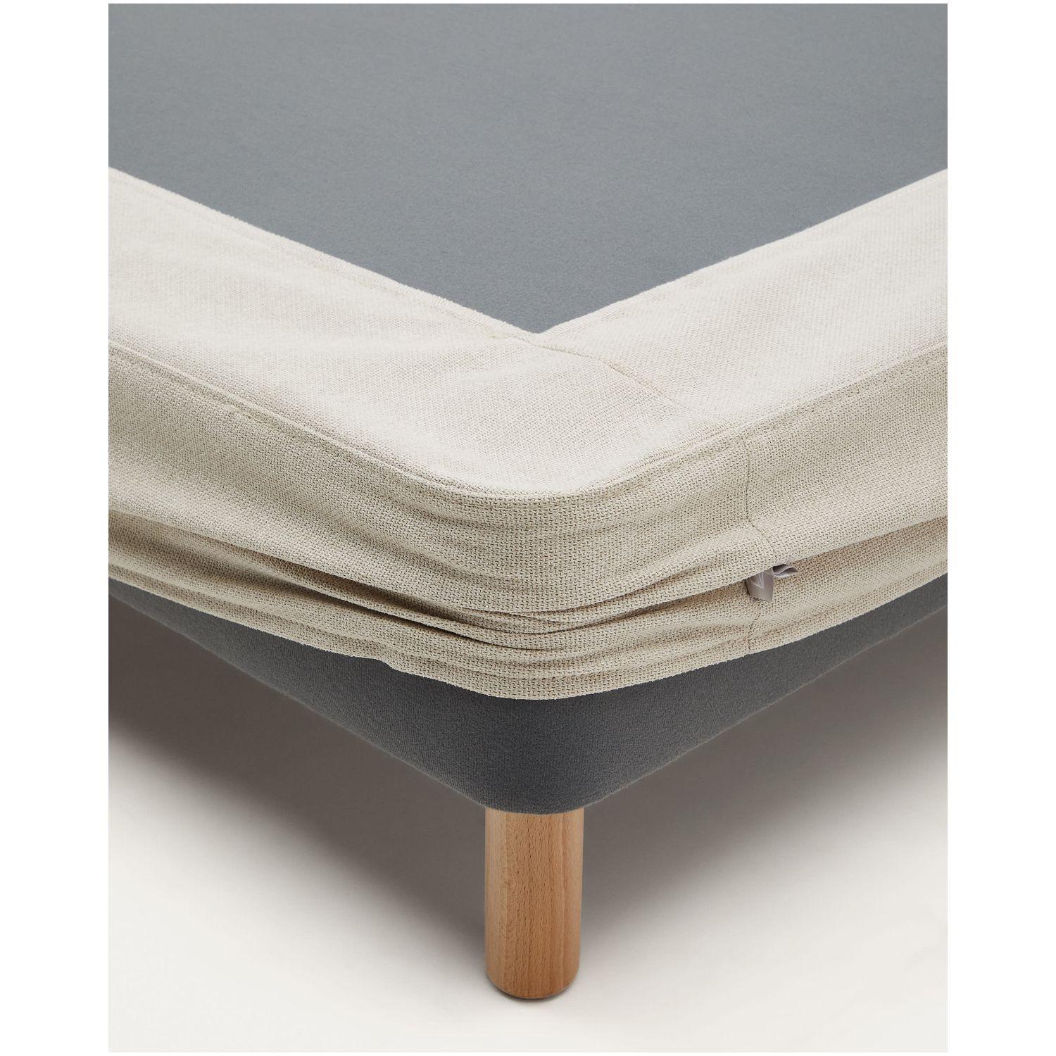 Bettbezug Ofelia beige für Matratze von 150 x 190 cm