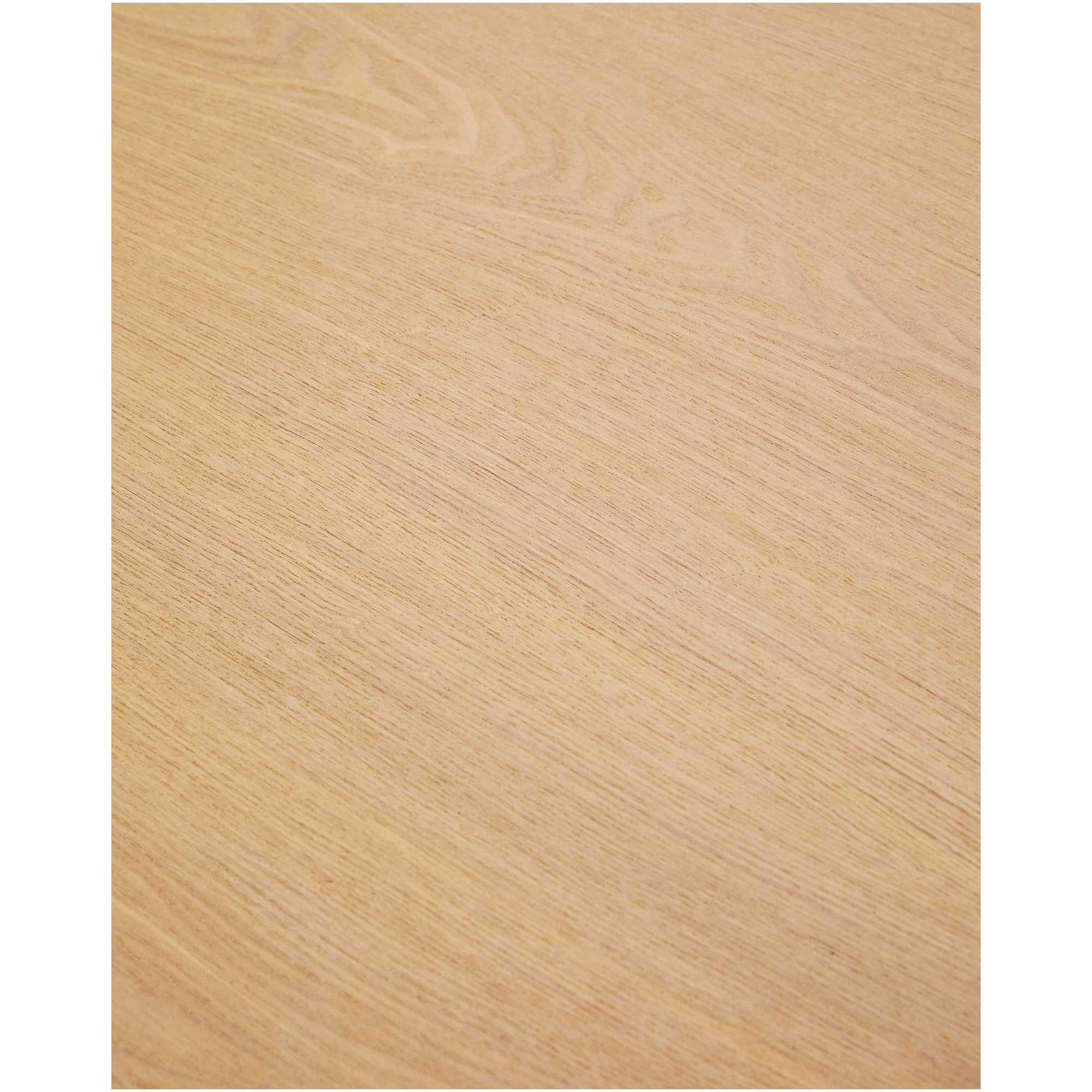 Esstisch Holztisch rund Indara Eschenholzfurnier und Kautschukholz natur 110x110