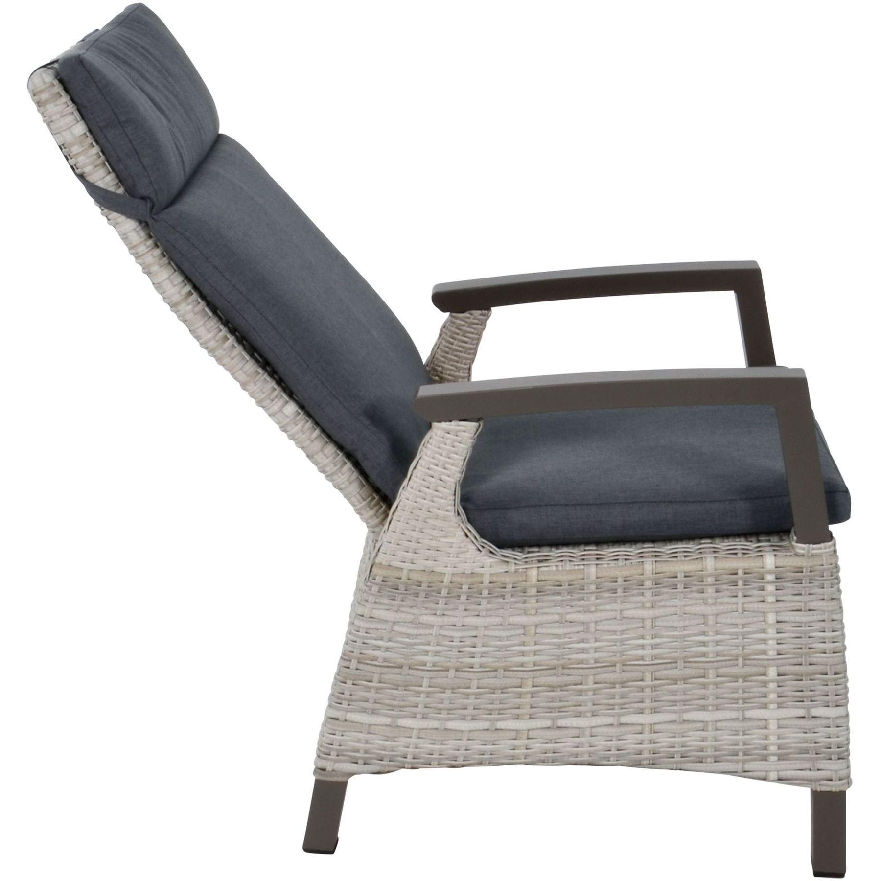 Poly Rattan Gartenstuhl Parma taupe (verstellbar)