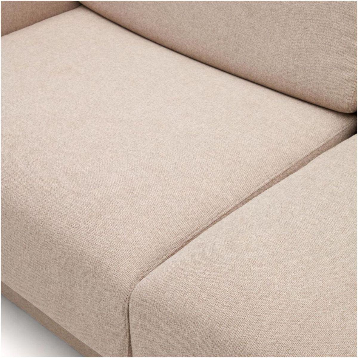 Bettsofa Anley Stoff Beige - Breite: 204cm