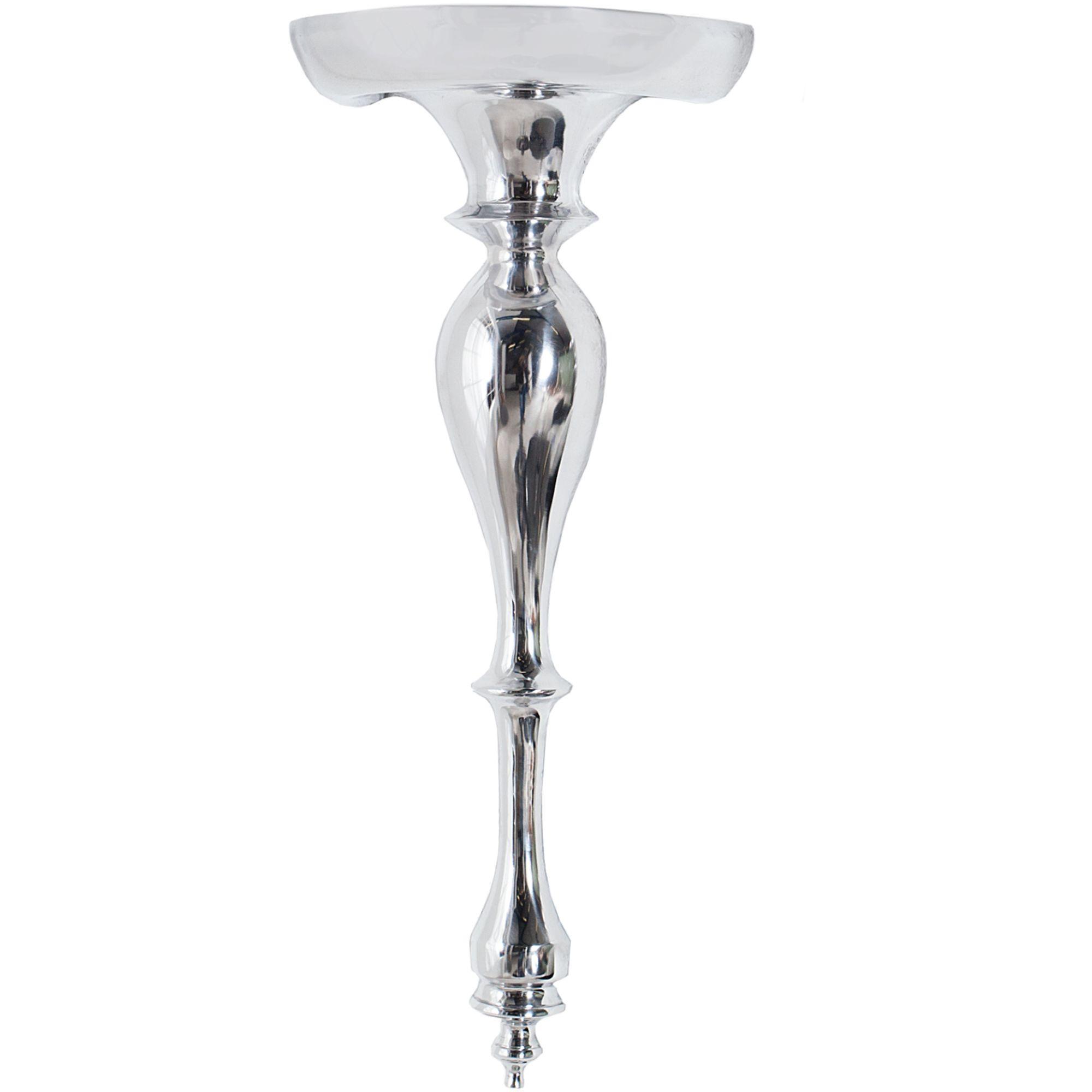 Wandkonsole Prestige Aluminium silber 80cm