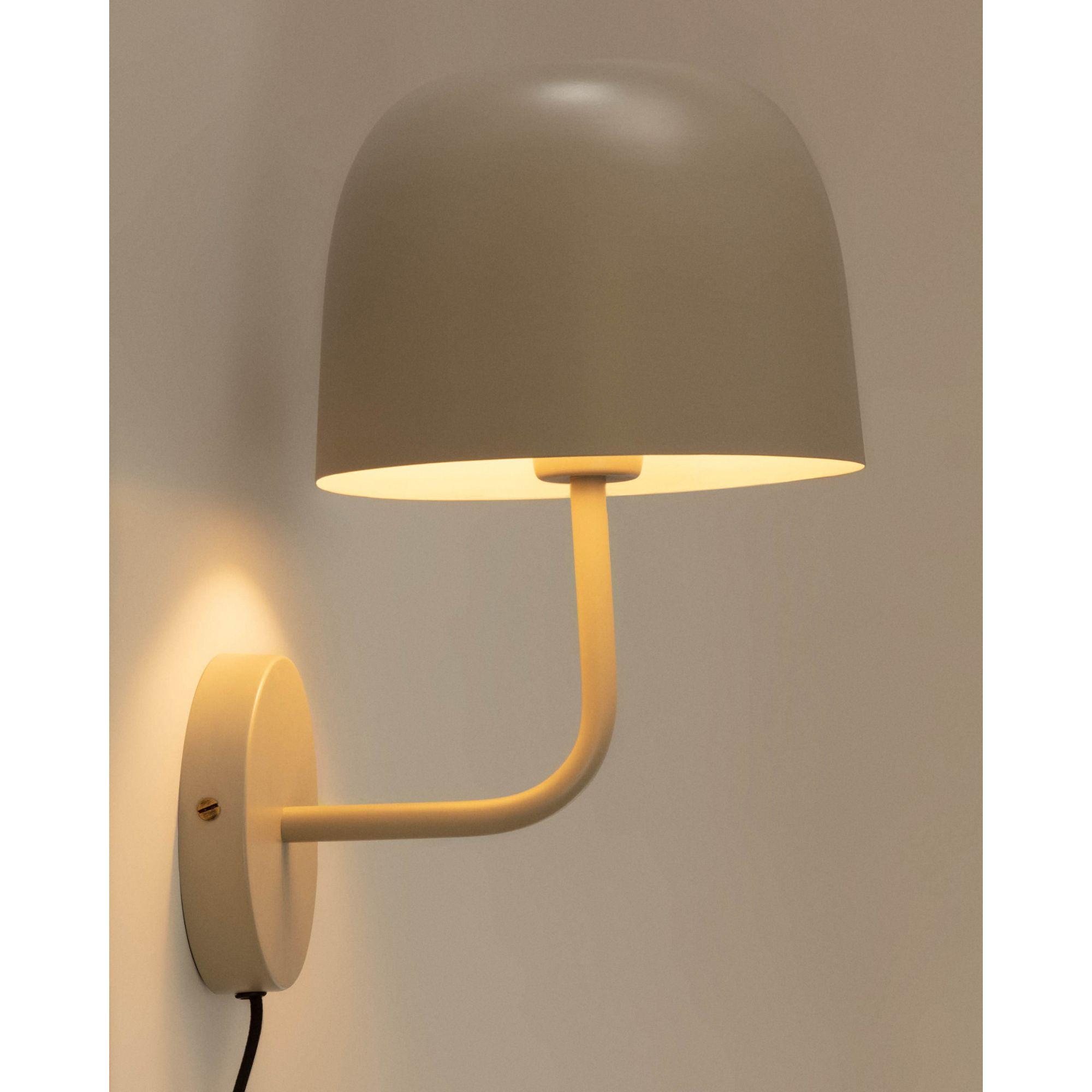 Wandleuchte Alish Metall beige