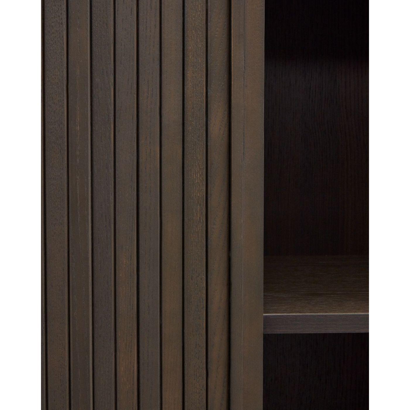 Highboard Mailen 2 Türen Eschenfurnier dunkel 110x160