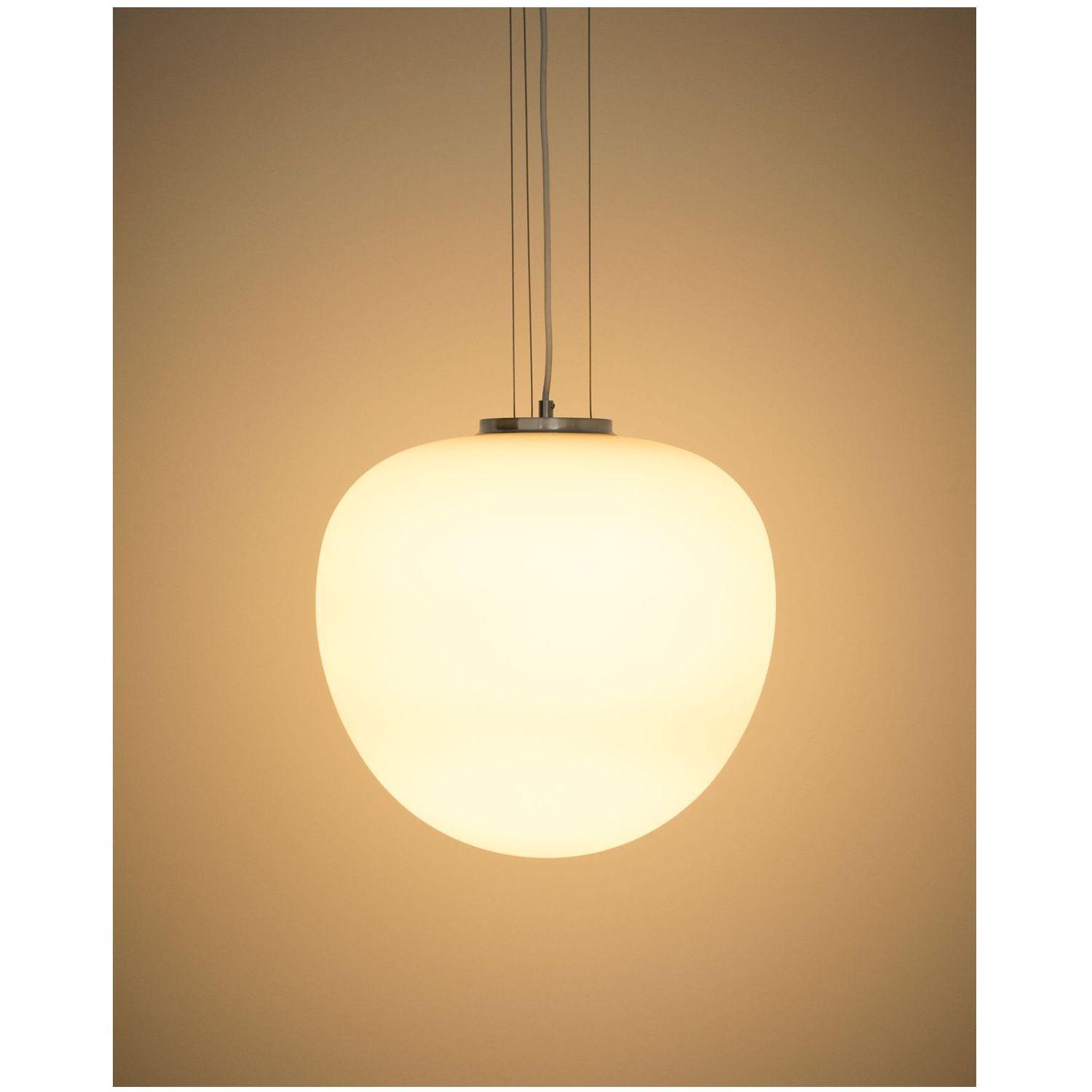 Deckenleuchte Ardali aus Rauchglas und Stahl mit gebürstetem Finish 40x40