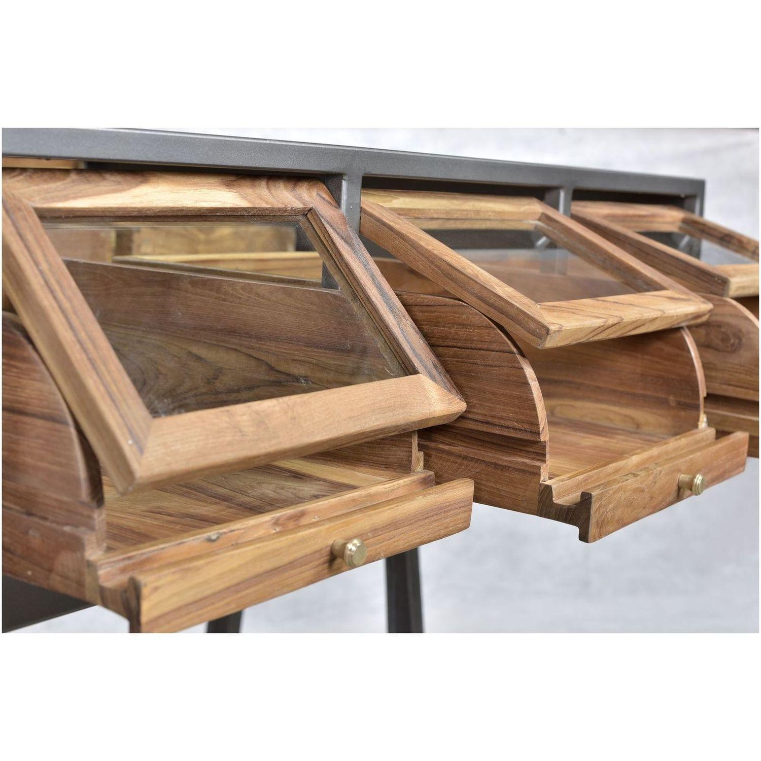 Präsentationstisch Teak Industrial 132