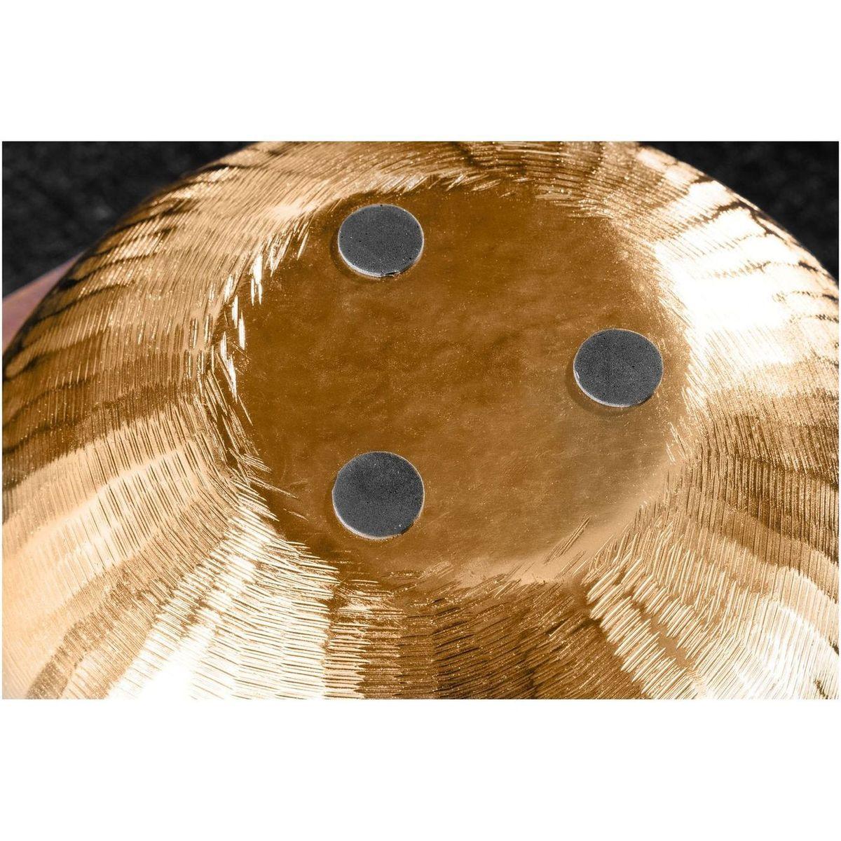 Deko Schale Bazzar mit Griff Hammerschlag gold 40x40