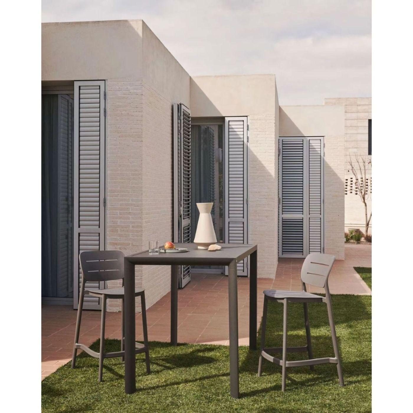 Garten Bartisch Culip Aluminium grau 150x77