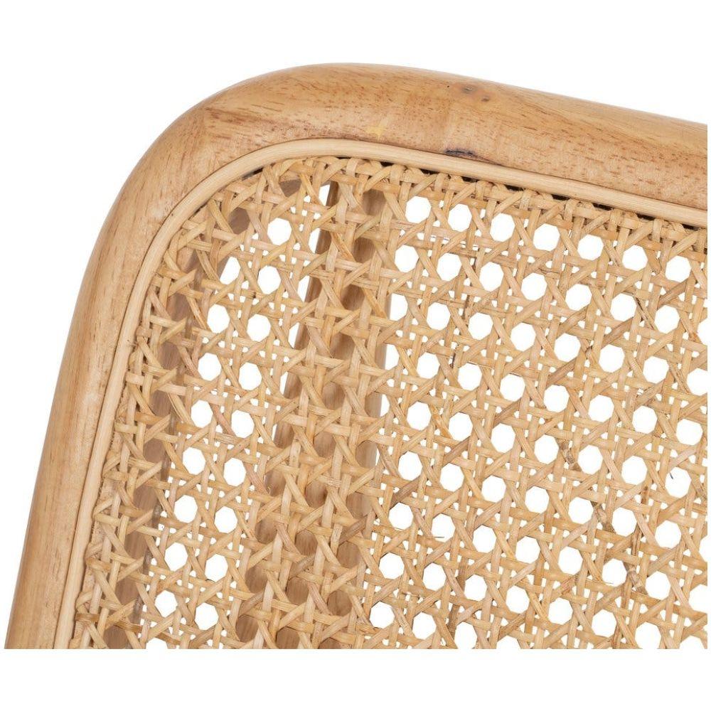 Holzsessel mit Sitzkissen Wienergeflecht natur