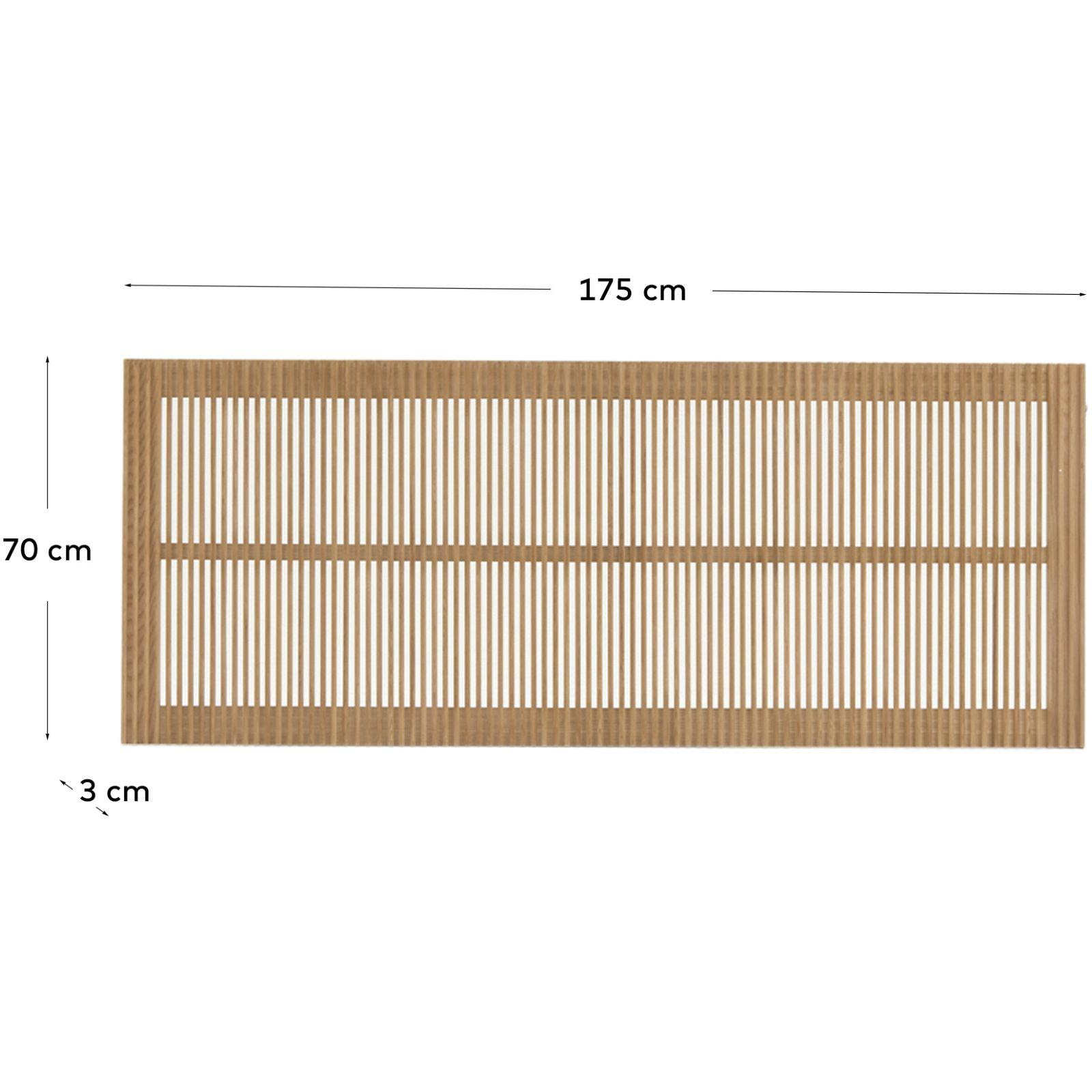 Bettkopfteil Beyla Esche massiv für Bett von 160cm FSC 100%