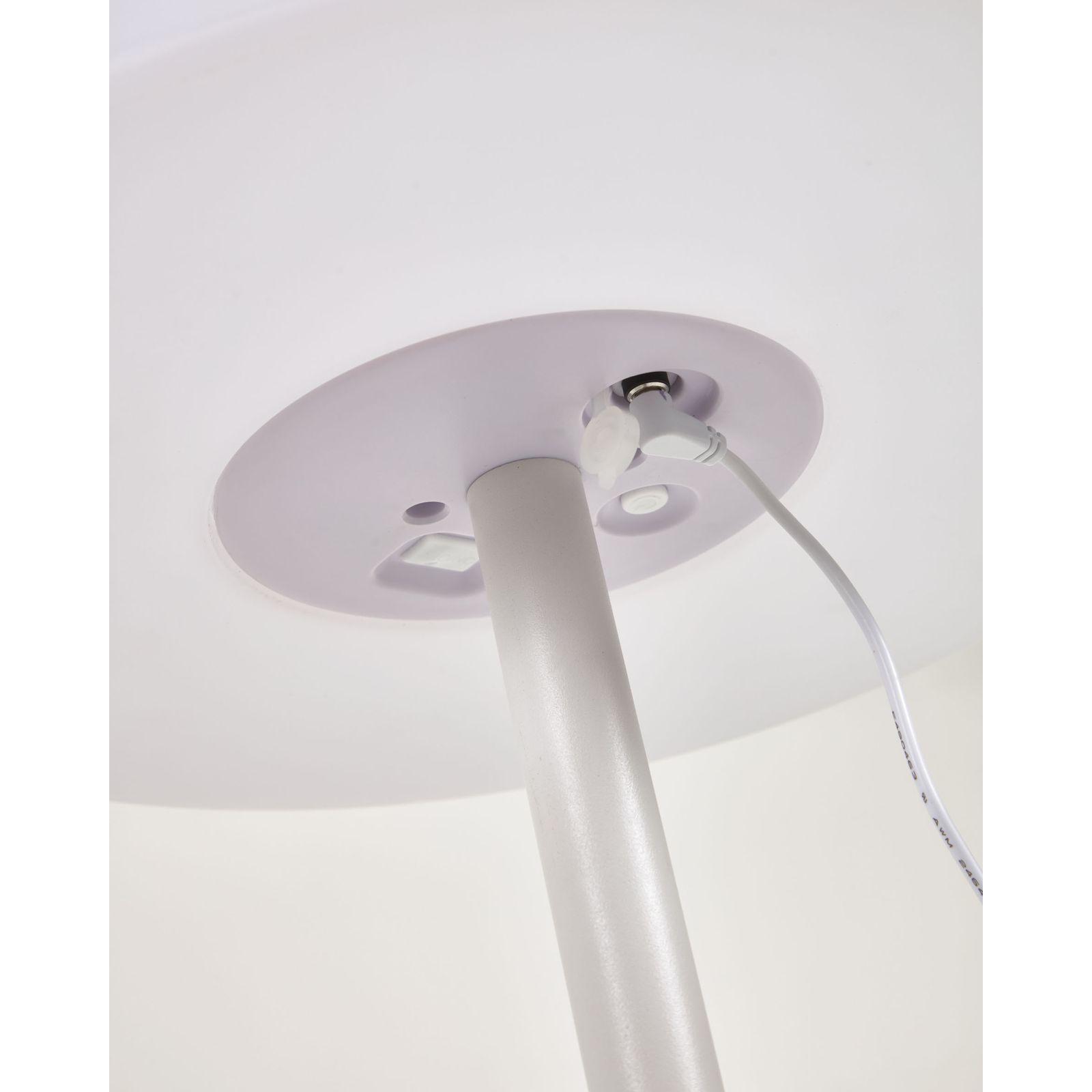 Garten Stehlampe Amy LED weiss