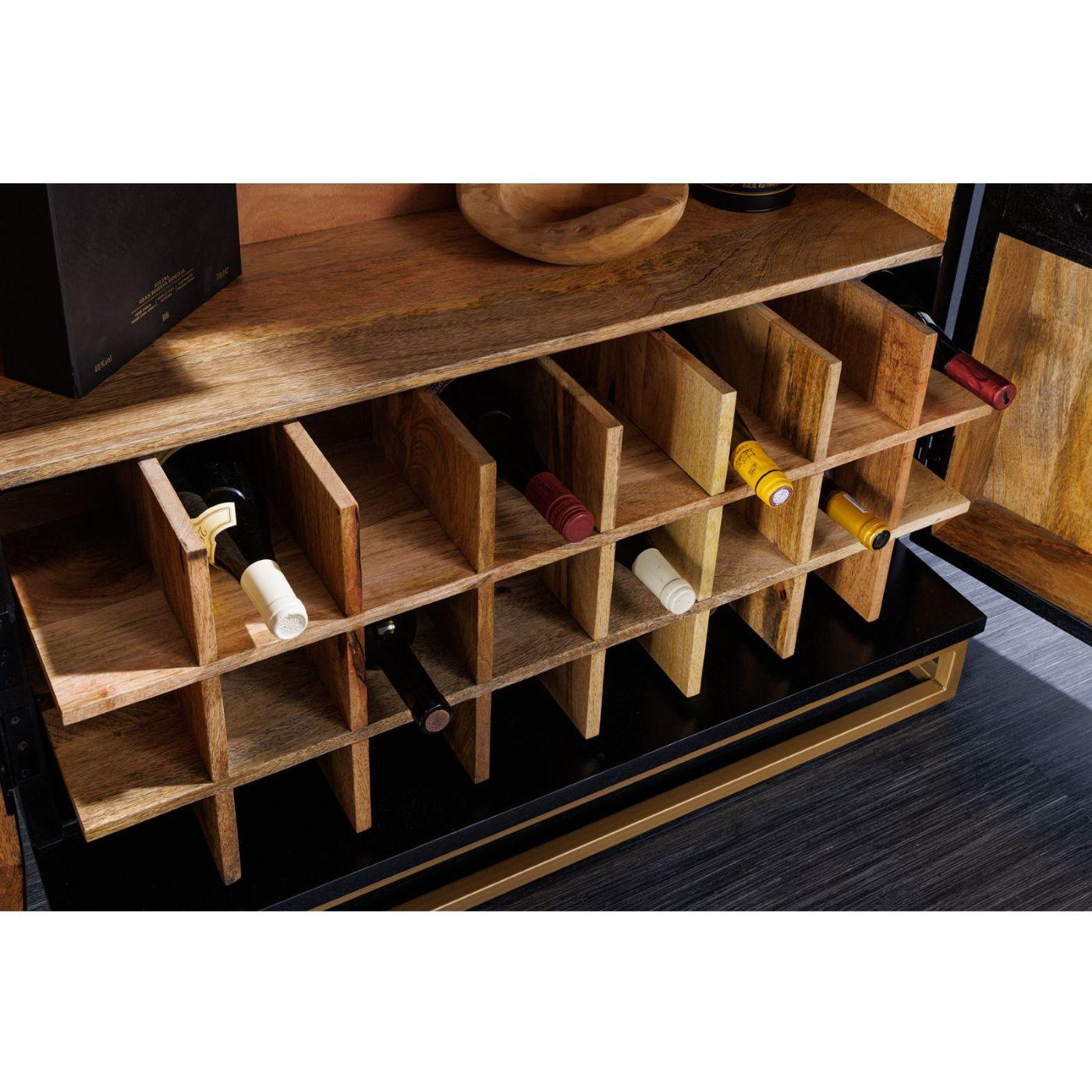 Barschrank Himalaya Mangoholz 95x141