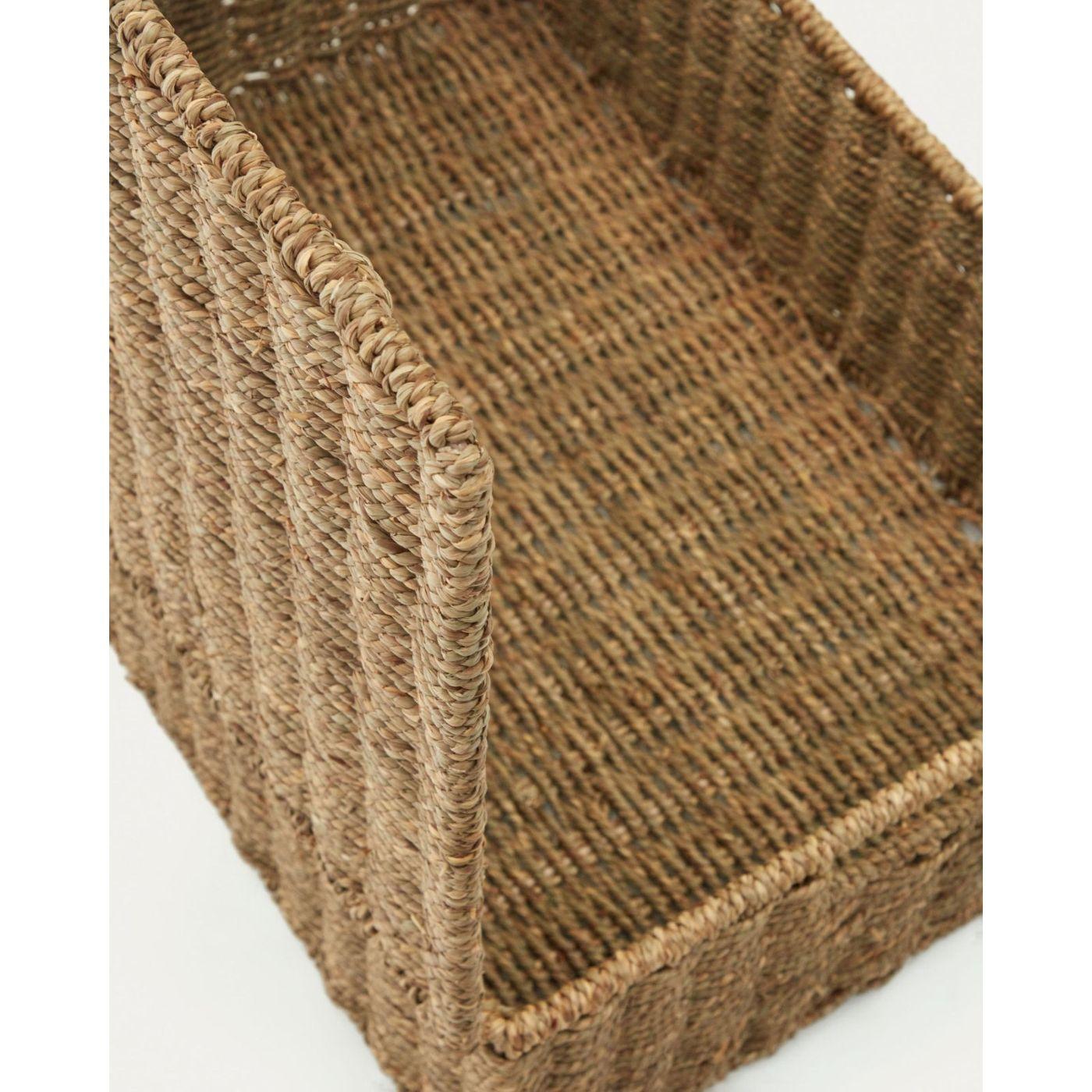 Aufbewahrungsbox Kiste mit Deckel Tossa Rattan Naturfasern (2er-Set)