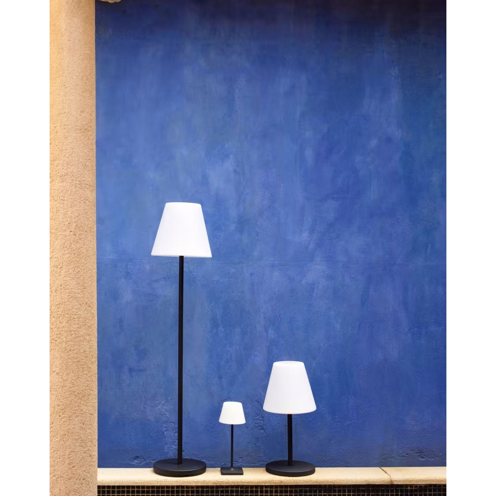 Garten Tischlampe Amy LED weiss-schwarz