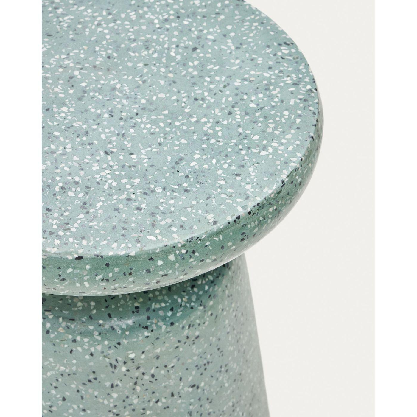 Beistelltisch Mesquida Outdoor grüner Terrazzo 39x39
