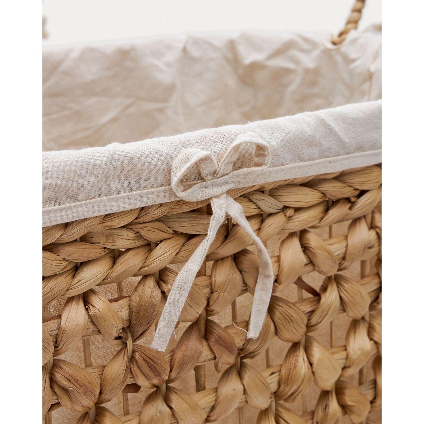 Wäschekörb Tressa Rattan natur (2er-Set)
