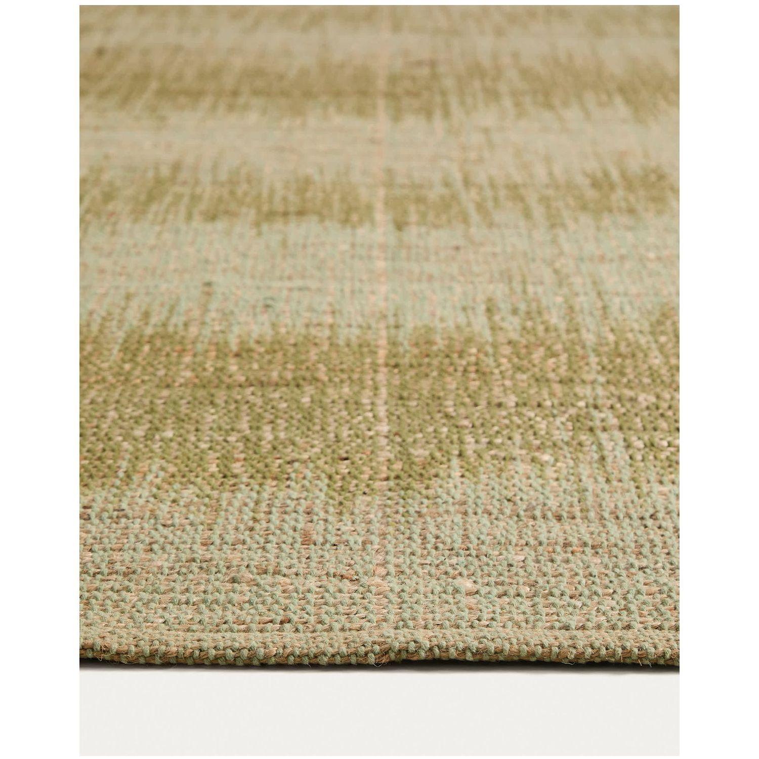 Teppich Lirmo aus Jute grün 160x230