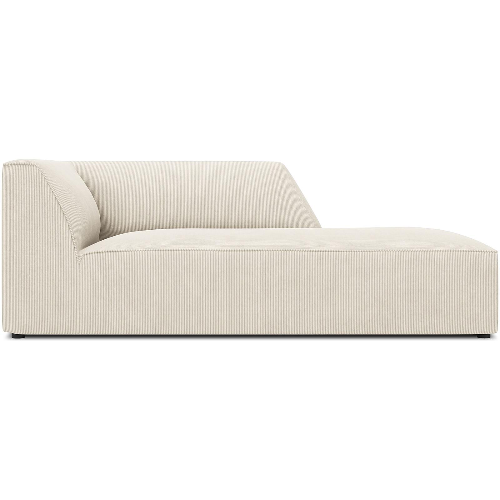 Chaise Longue Ruby - Ausrichtung: rechts - Bezug: Corduroy (Scala), Light Beige