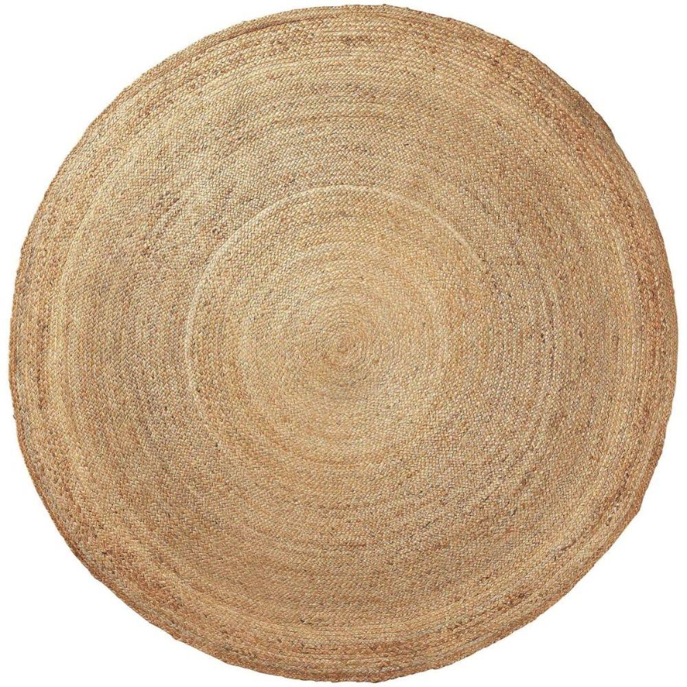 Doc runder Teppich 100% Jute natur Ø 200 cm