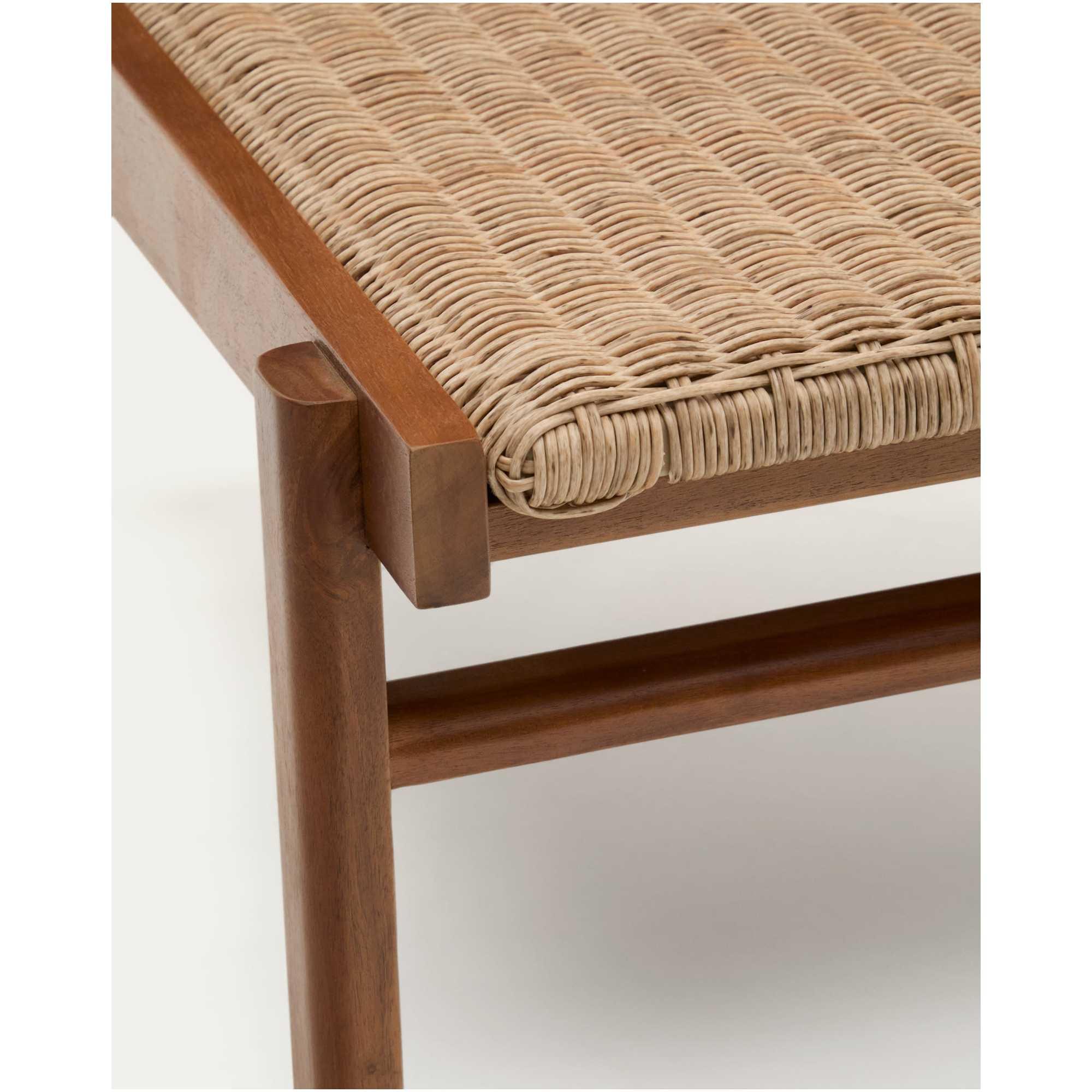 Gartensessel Sofa Itani Teakholz massiv synthetischem Rattan FSC 100%