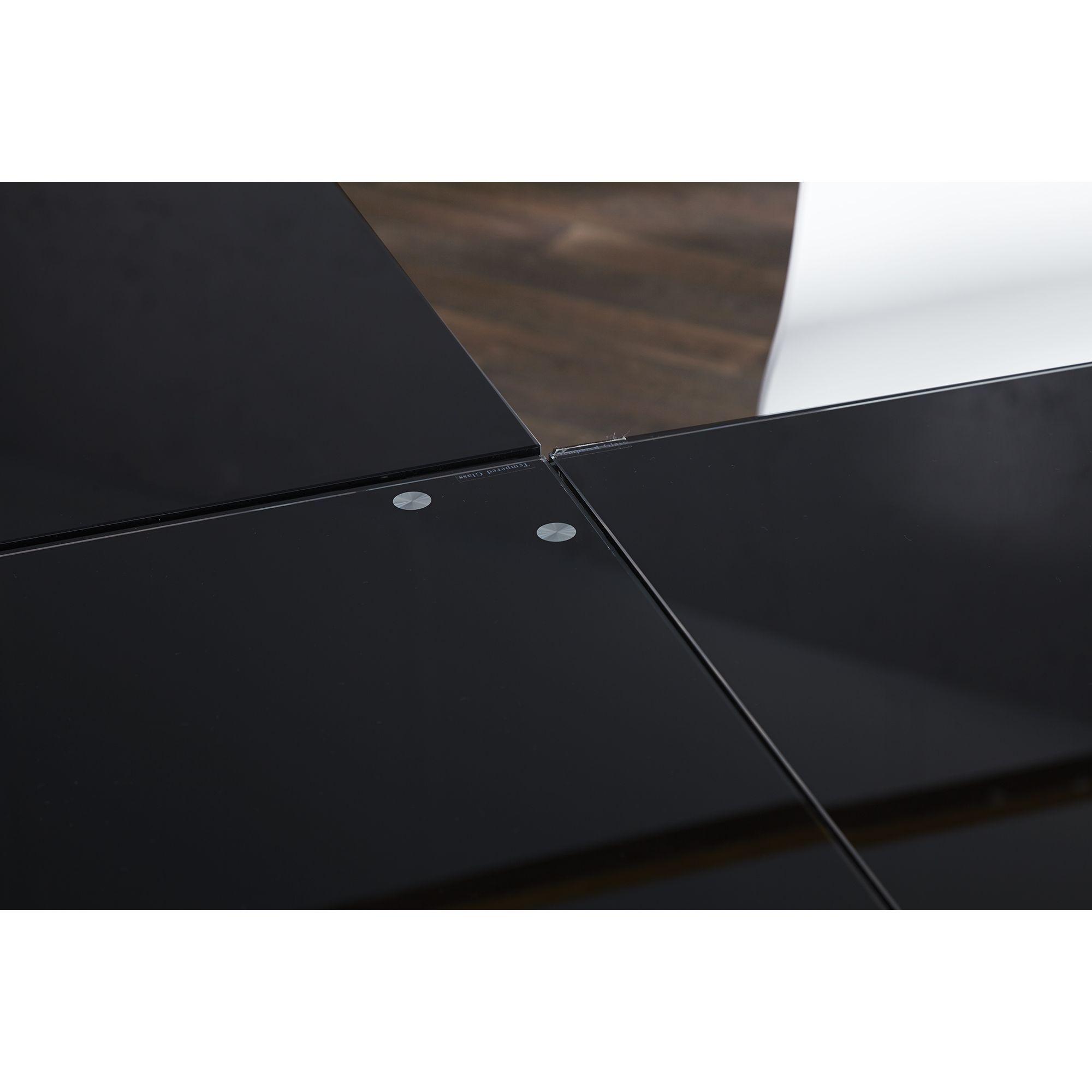Eck-Schreibtisch New Office schwarz-chrom
