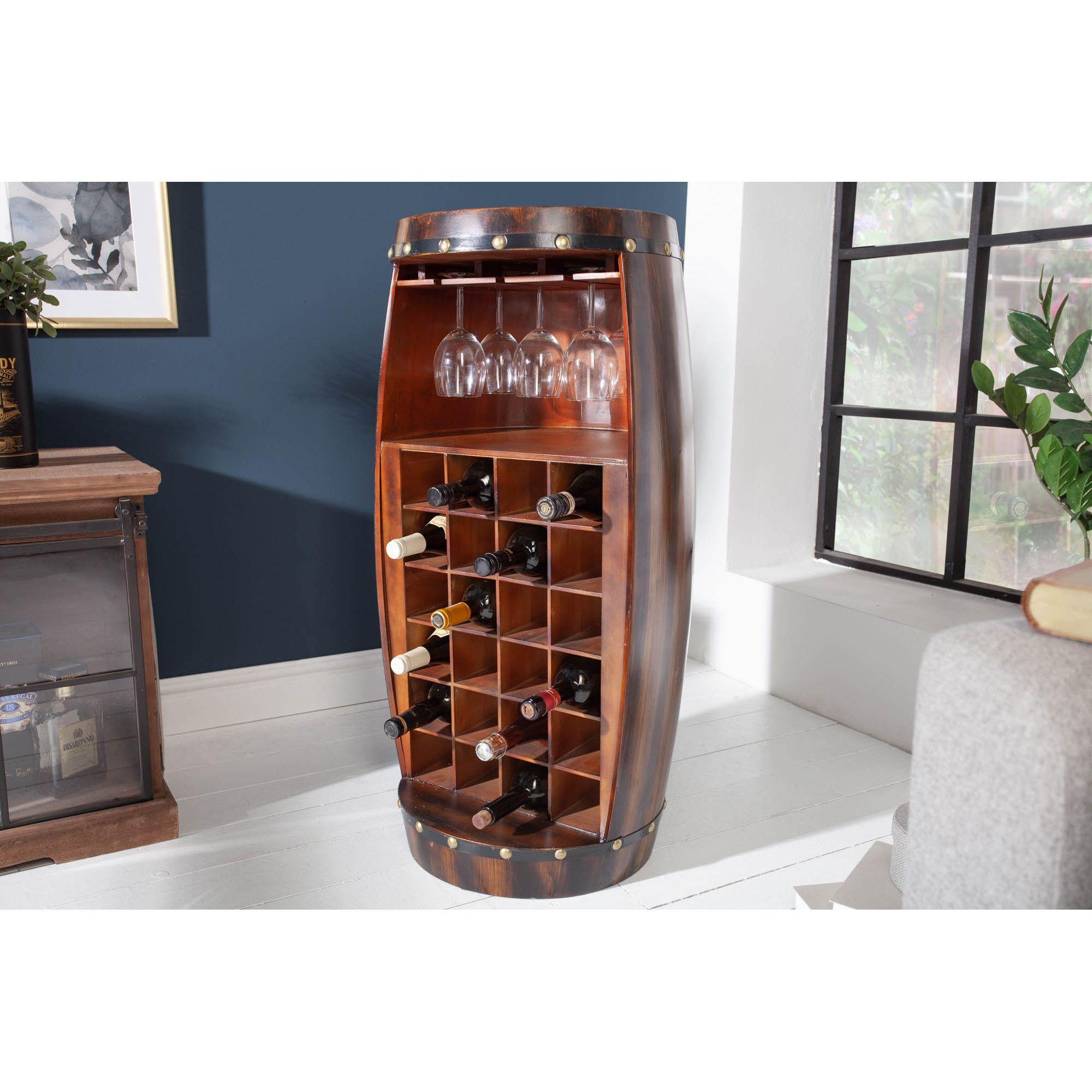 Weinfass Weinregal Winery 97cm braun