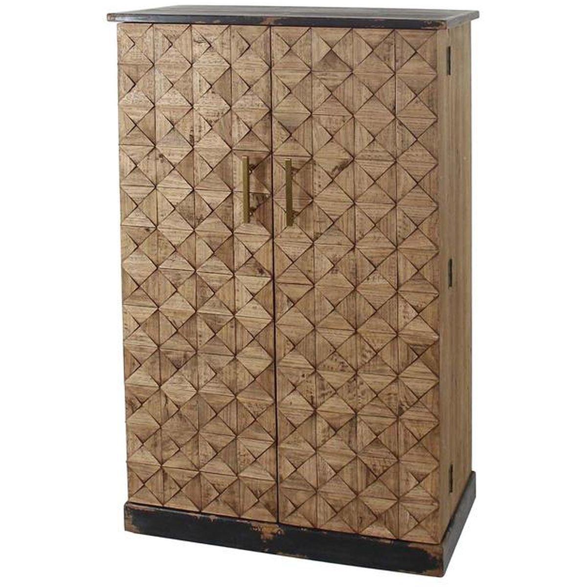 Barschrank Bologna Kiefernholz natur 79x123