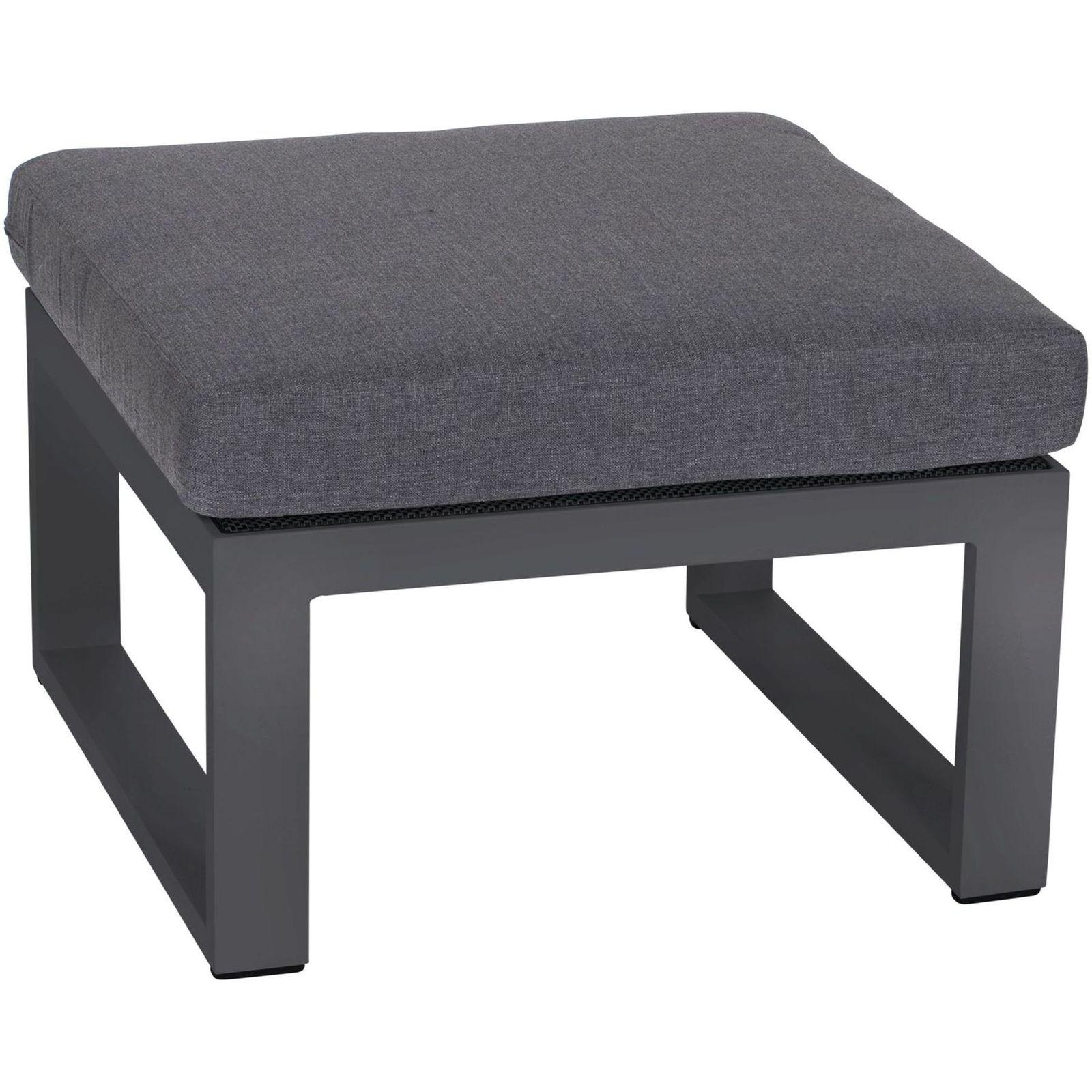 Garten Fusshocker Cello Aluminium anthrazit
