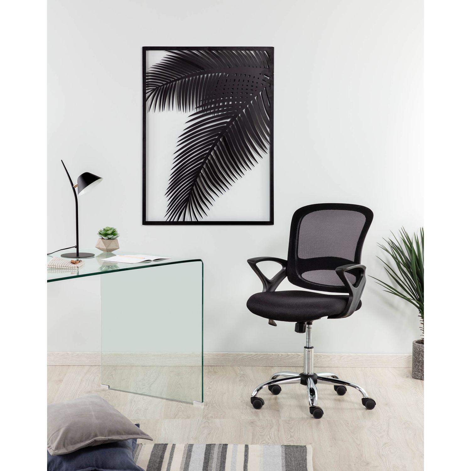 Schreibtisch Burano Glas transparent 125x70