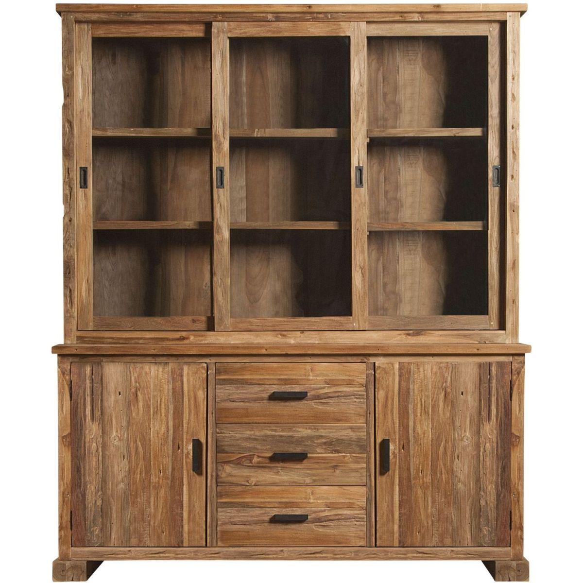 Buffetschrank Francesco 180x220 recyceltes Teakholz