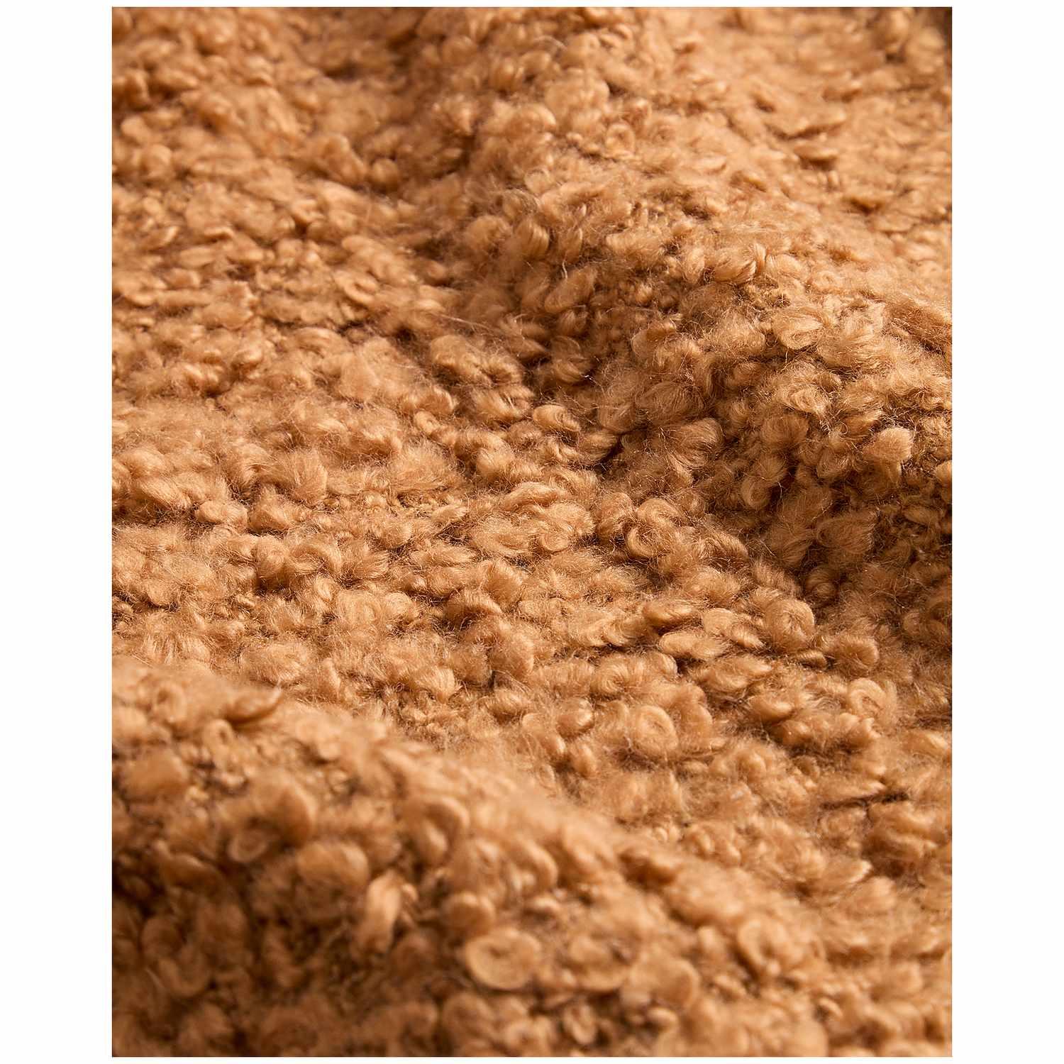 Decke Nemora aus Wollmischgewebe orange 130x170